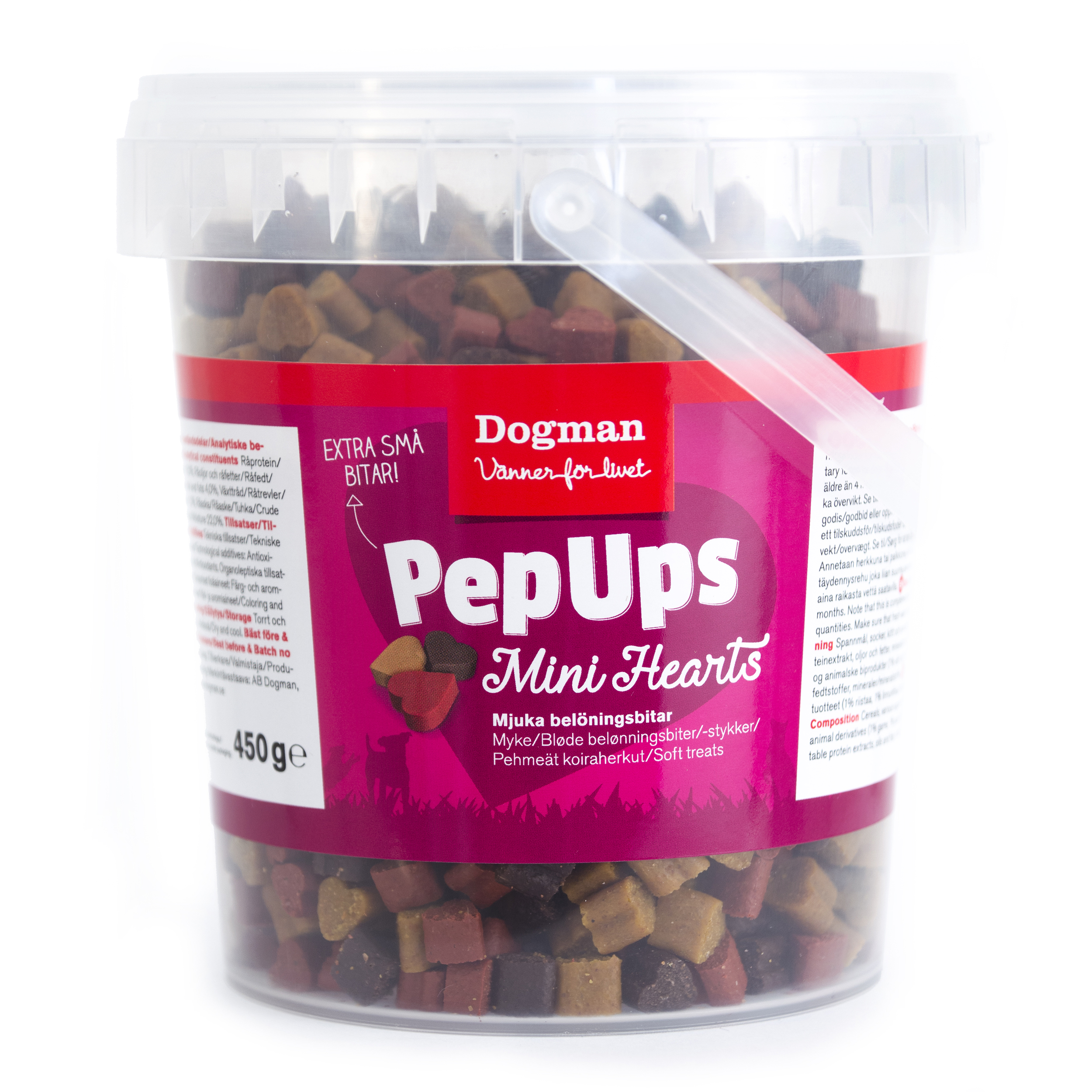 Dogman Pepups mini hearts
