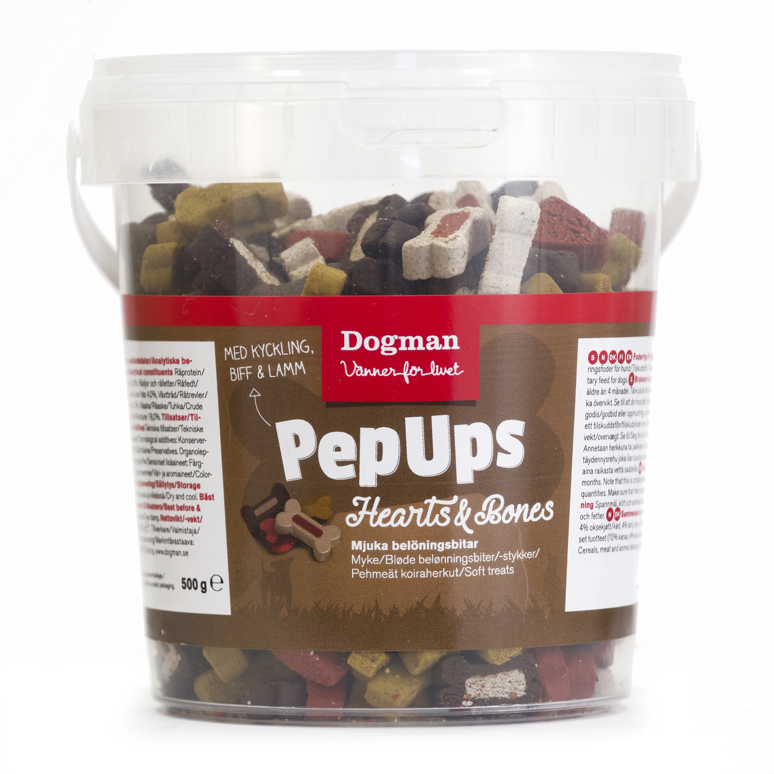 Pep Ups Hearts o Bones mix500g
