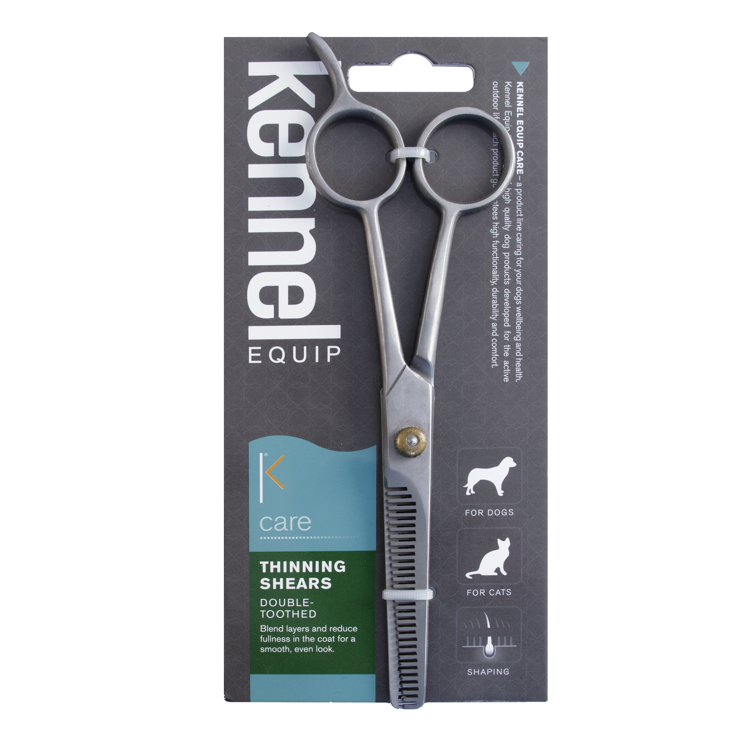 Kennel Equip Care Double-toothed thinning shears 17,5cm