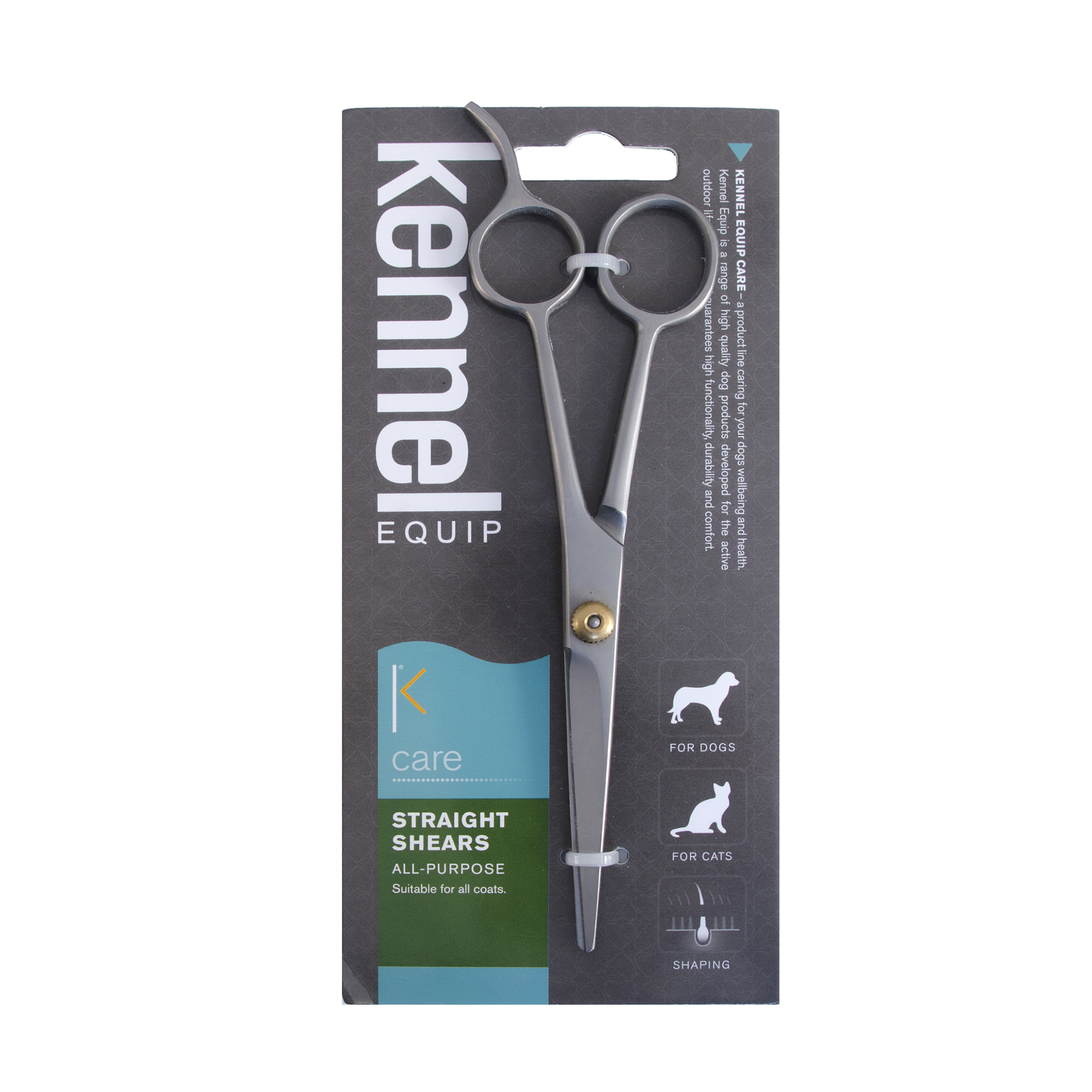 Kennel Equip Care Straight all-purpose shears 16,5cm