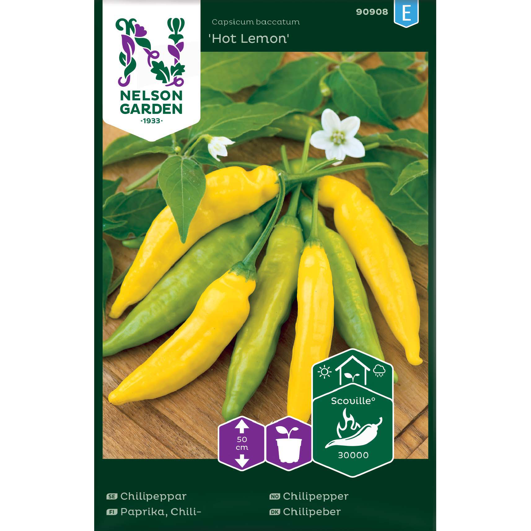 Chilipeppar 'Hot Lemon'