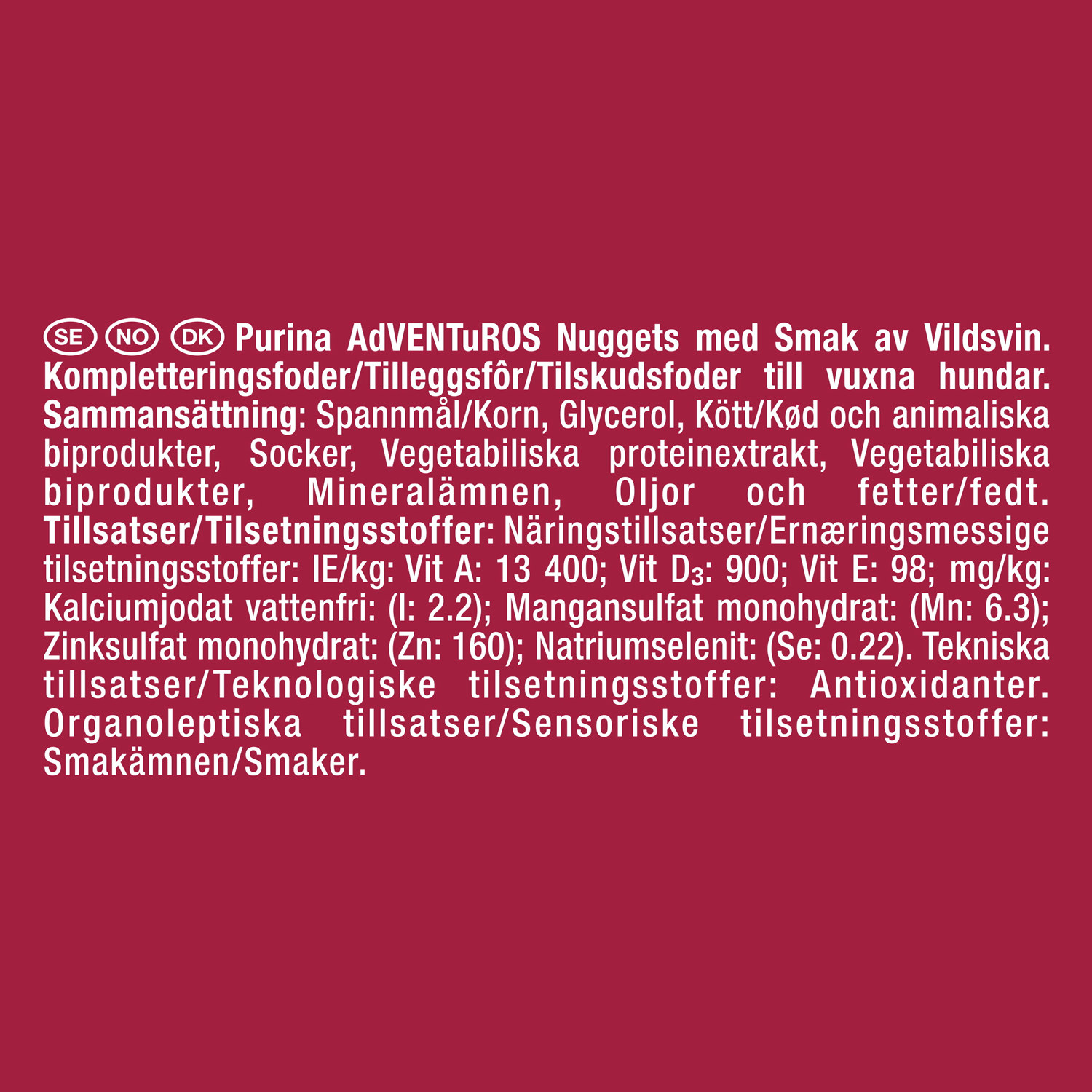 Adventuros Nuggets Boar 90g