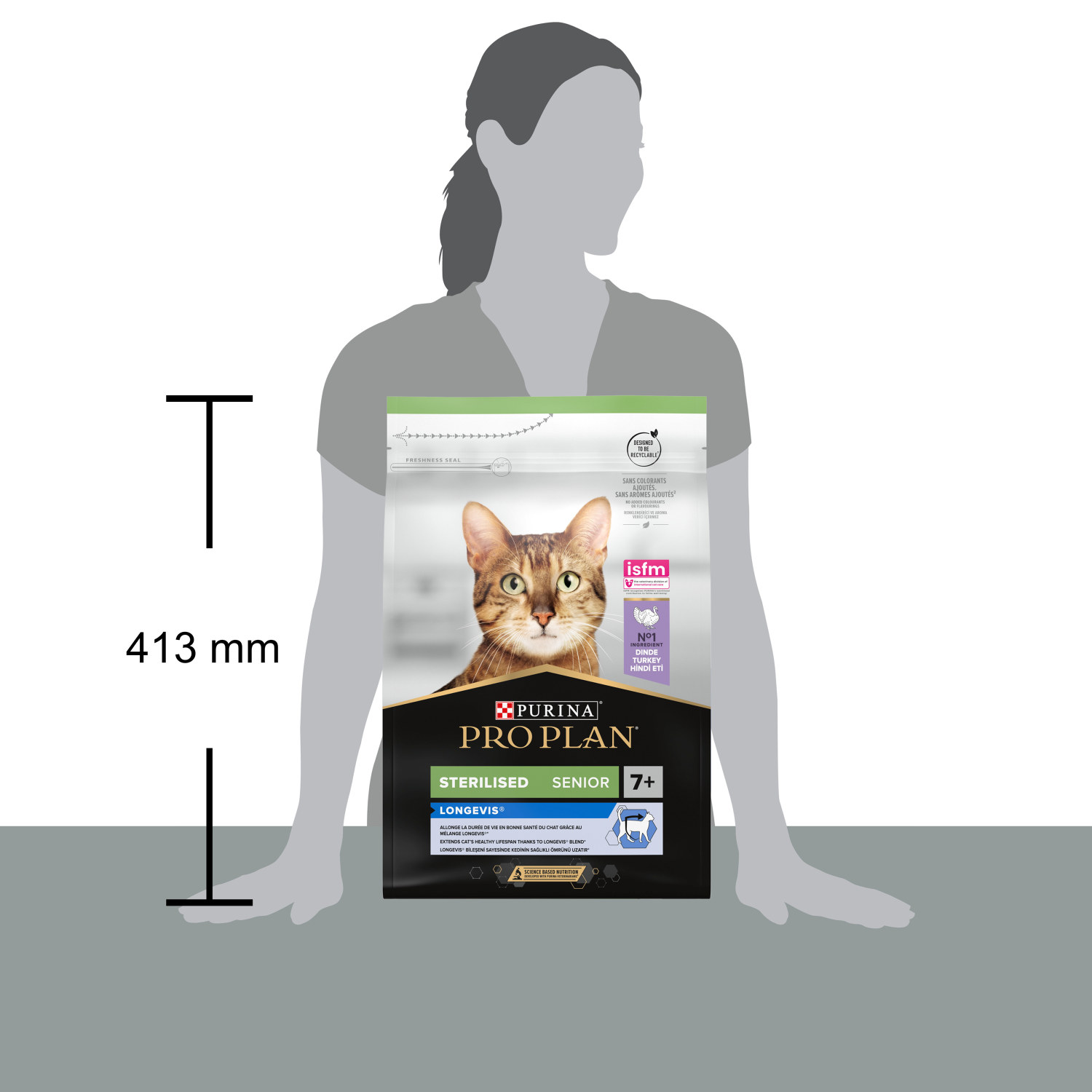 PRO PLAN® Sterilised Senior 7+ Longevis 3kg