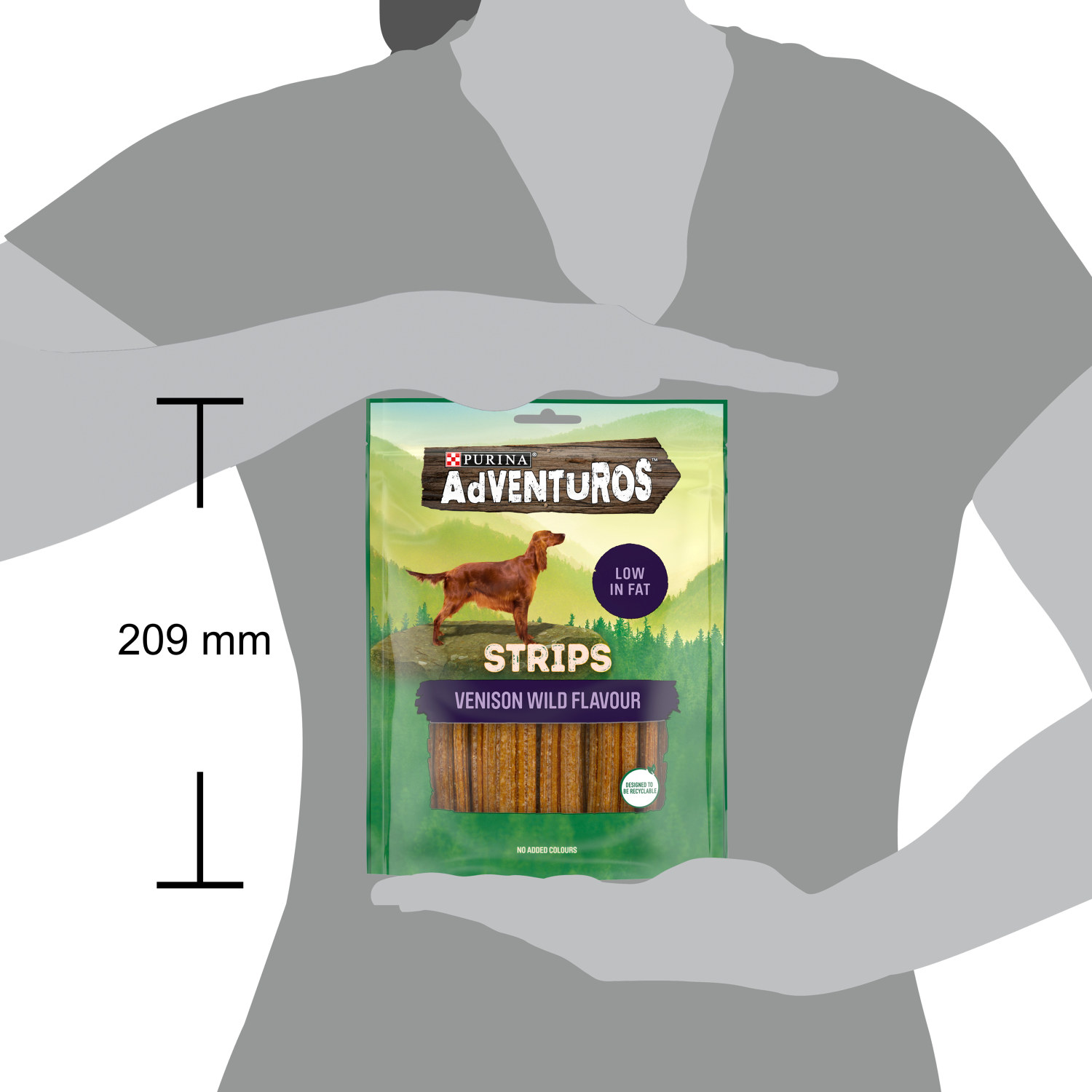 Adventuros Strips Venison 90g