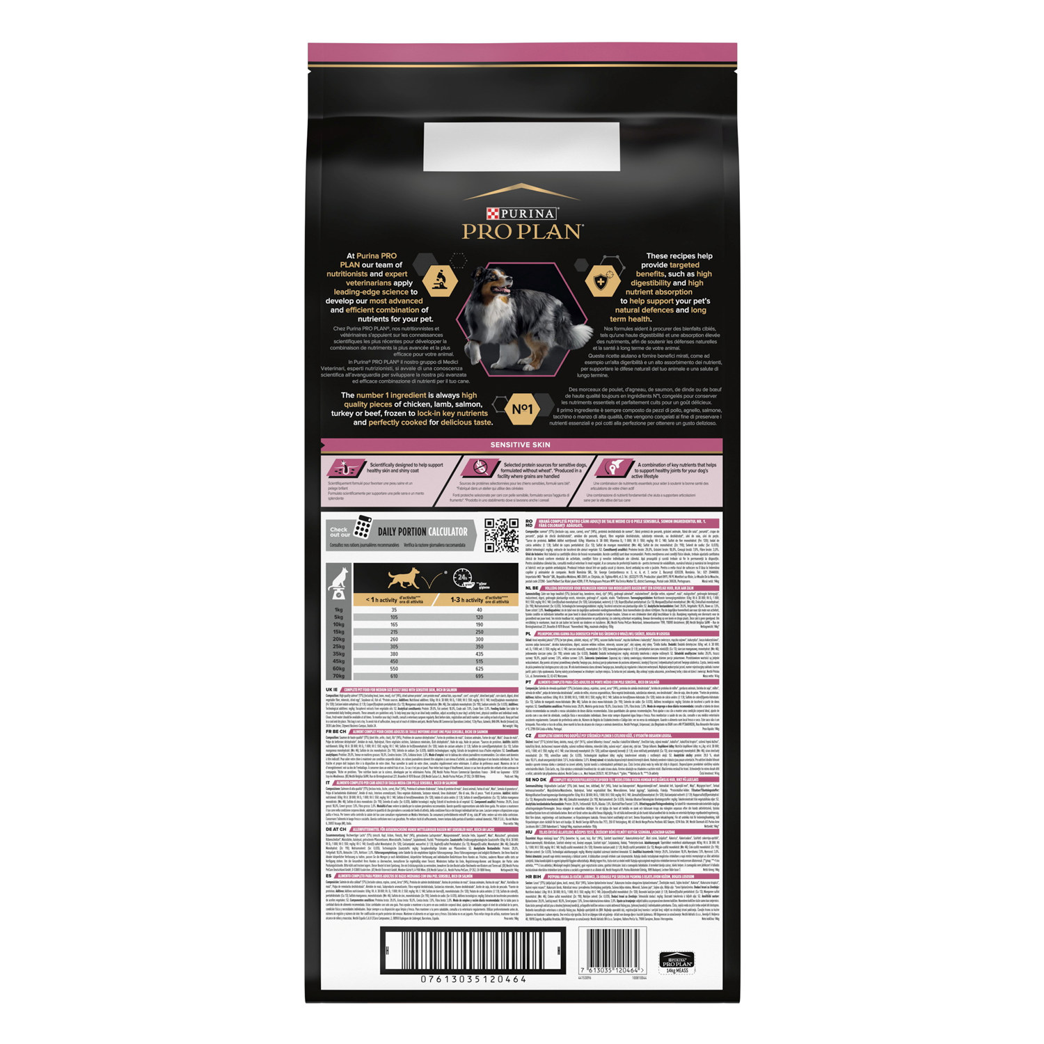 PRO PLAN® Medium Adult - Sensitive Skin 14kg