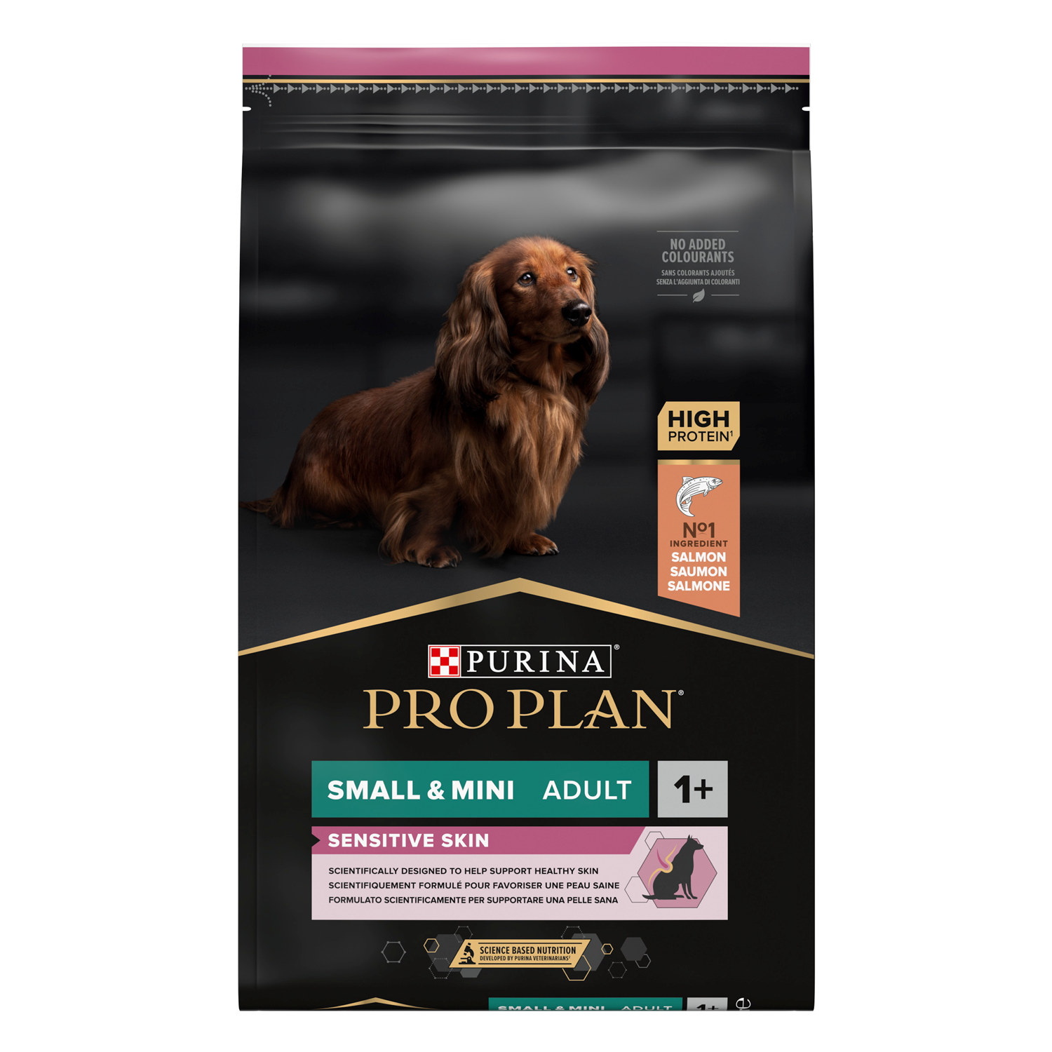 Pro Plan Small & Mini Adult Dog Sensitive Skin Rik på la
