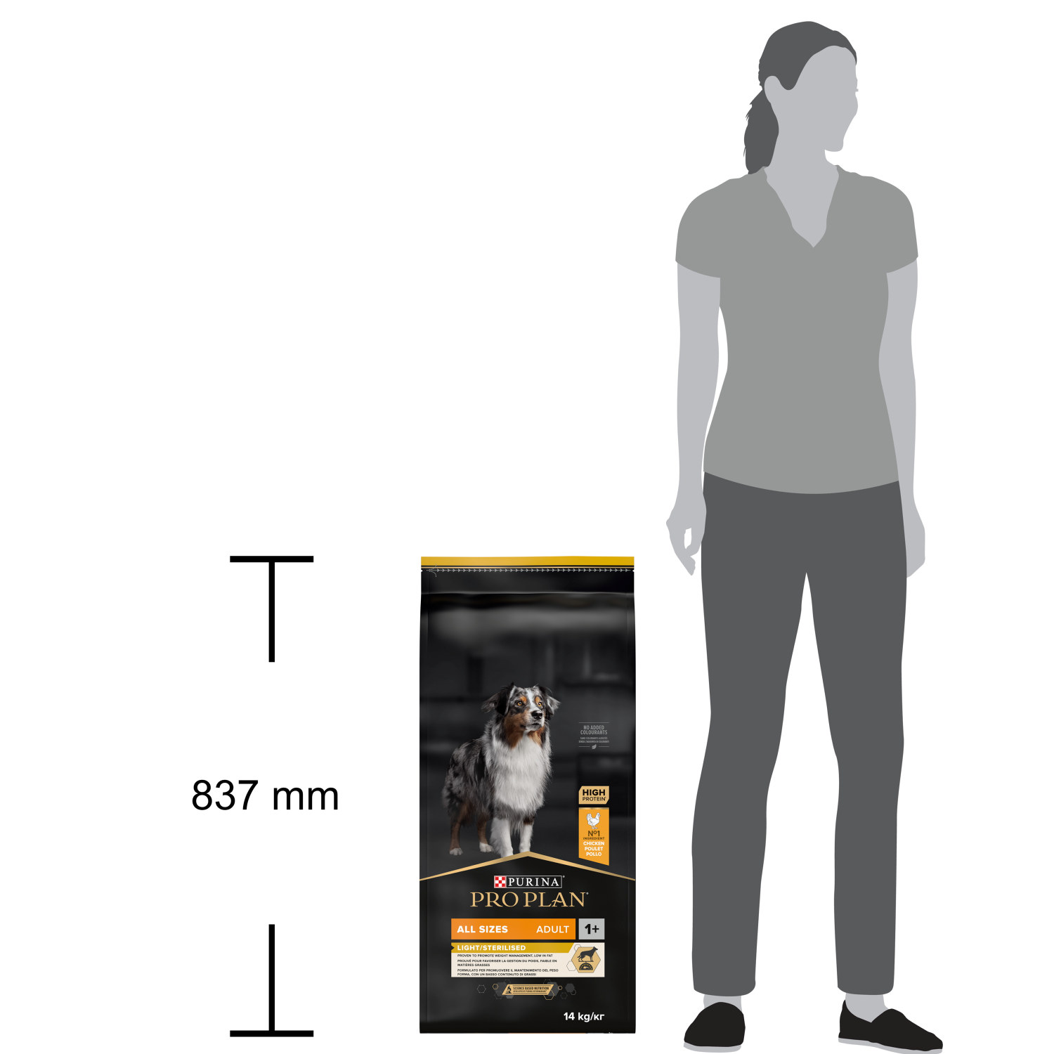 PRO PLAN® All Sizes Adult - Light Sterilised 14kg