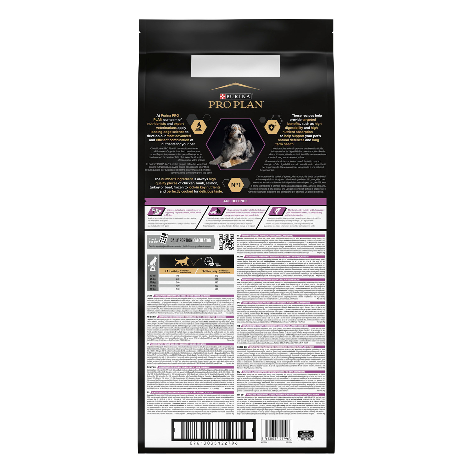 PRO PLAN Medium & Large ADULT 7+ - OPTIAGE 14kg