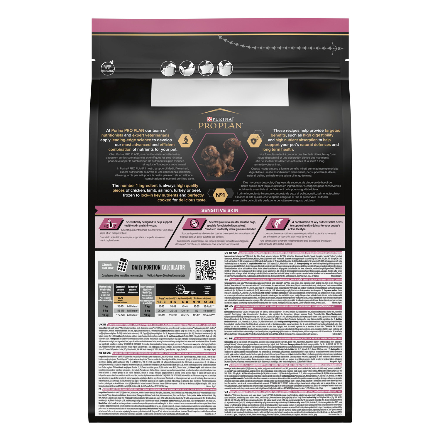 PRO PLAN Small & Mini Puppy - OPTIDERMA 3kg