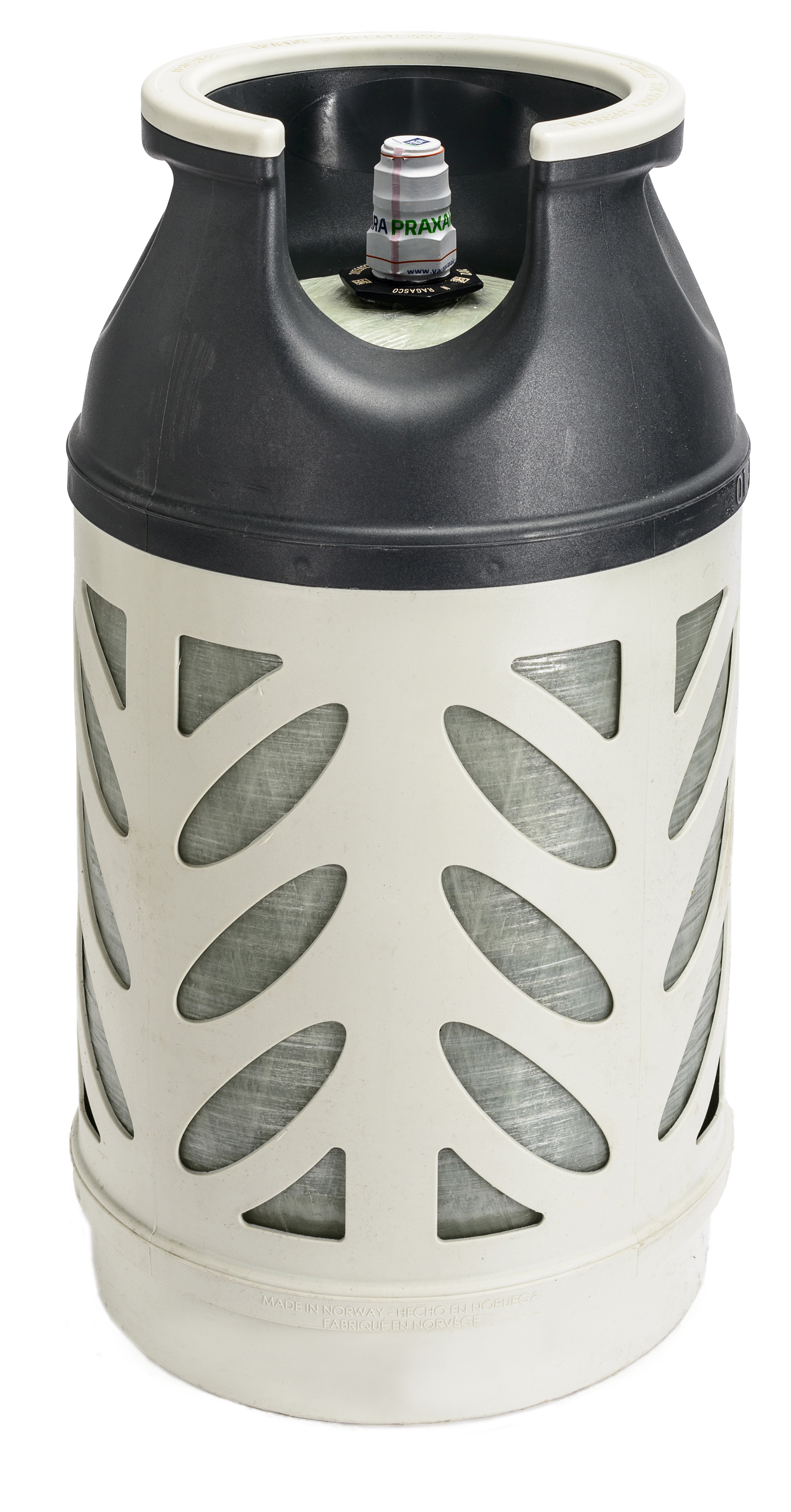 Propan komposittflaske med gass