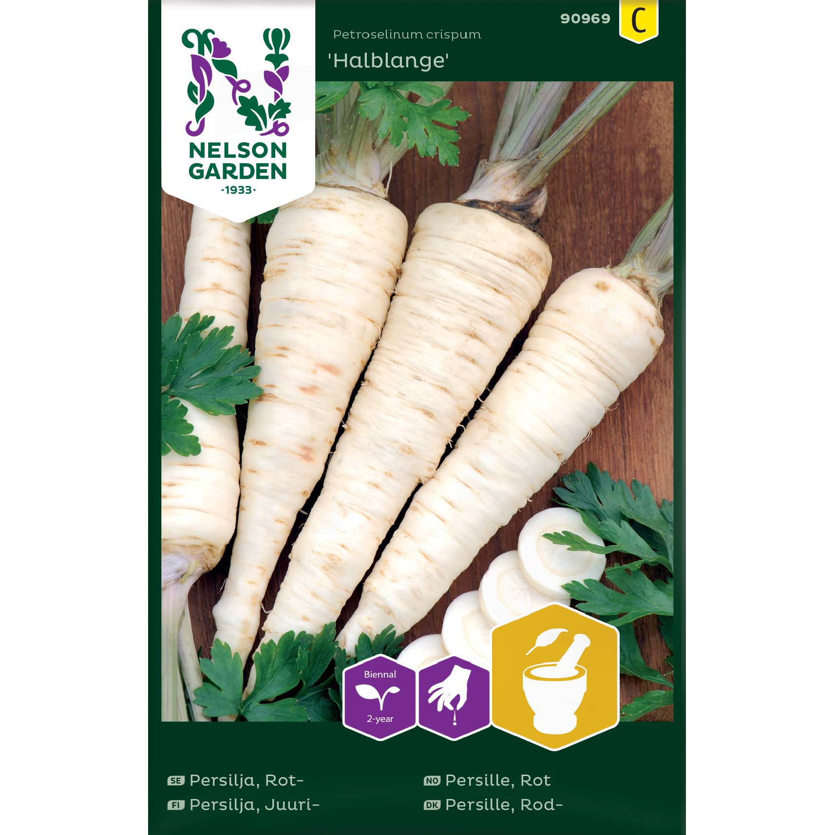 Rotpersilja 'Halblange'