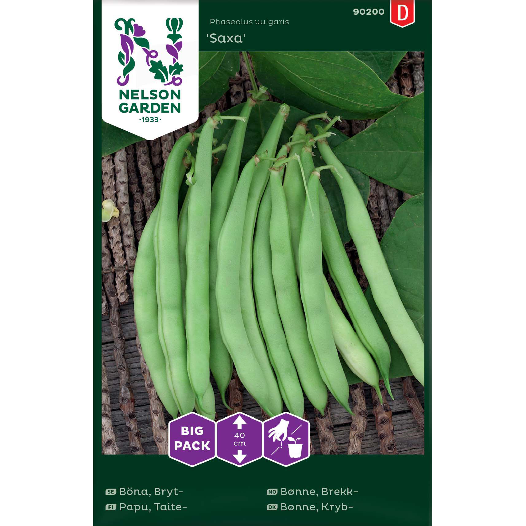 Böna, Bryt-, Saxa, Big Pack