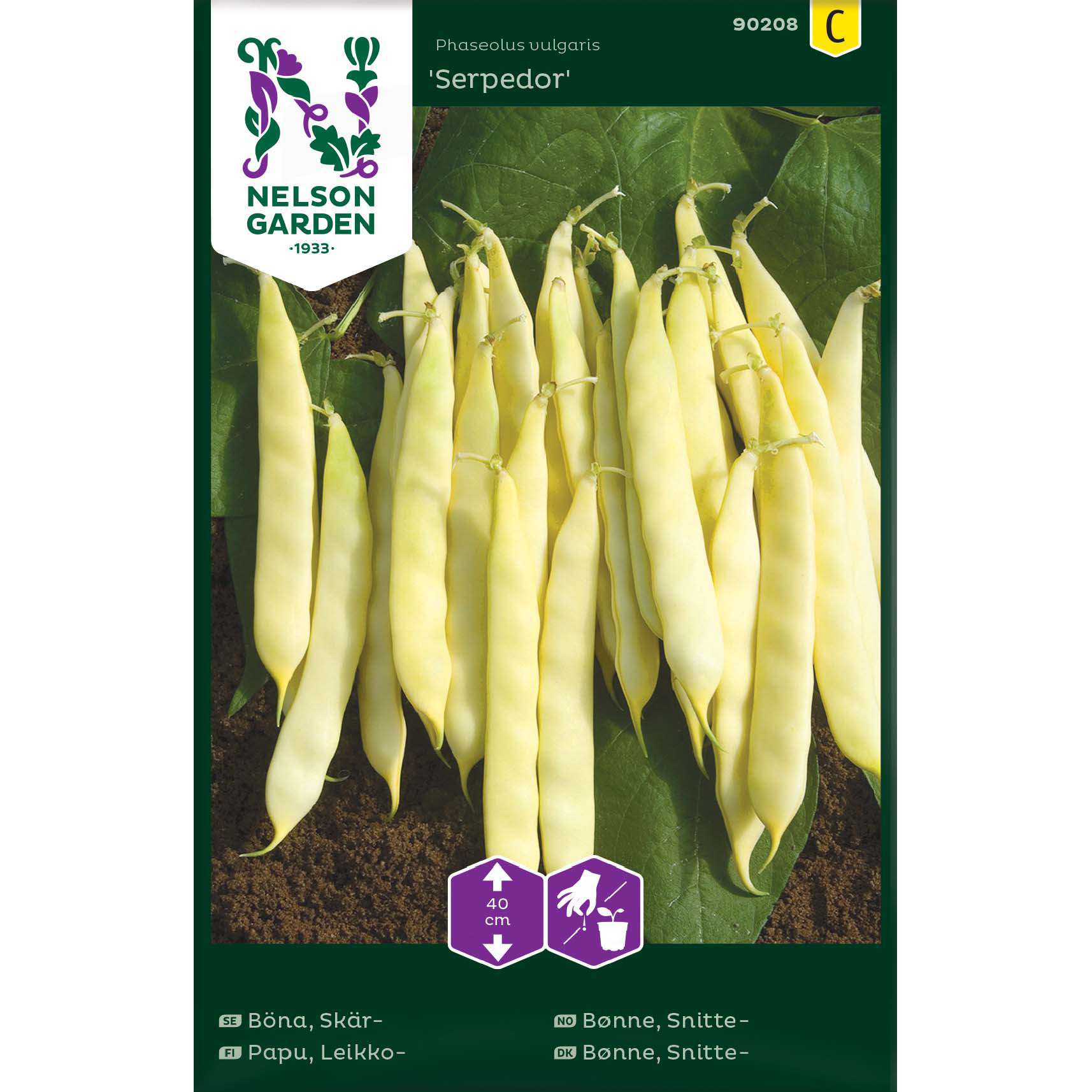 Böna, Skär-, Serpedor