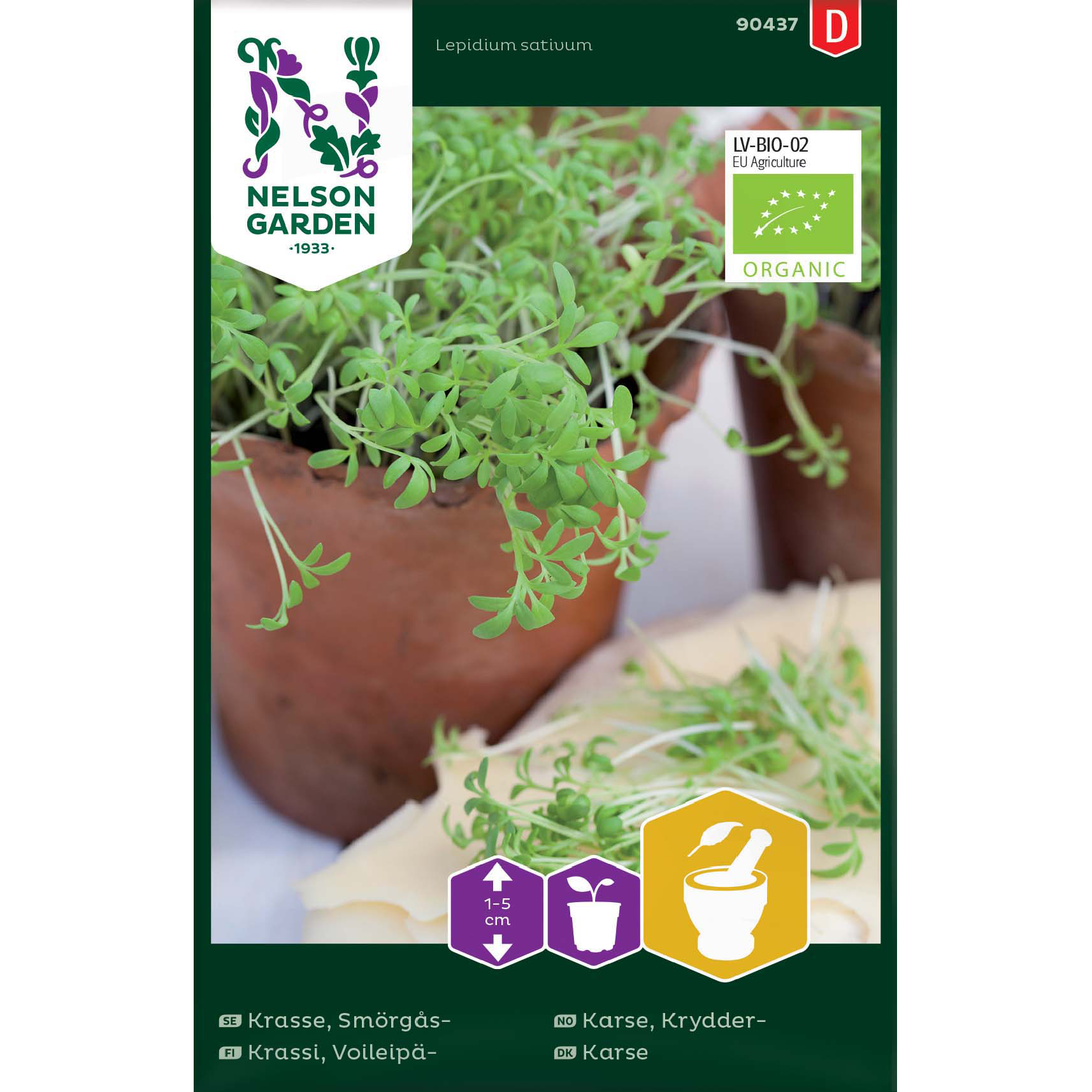 Krasse, Smörgås-, Organic