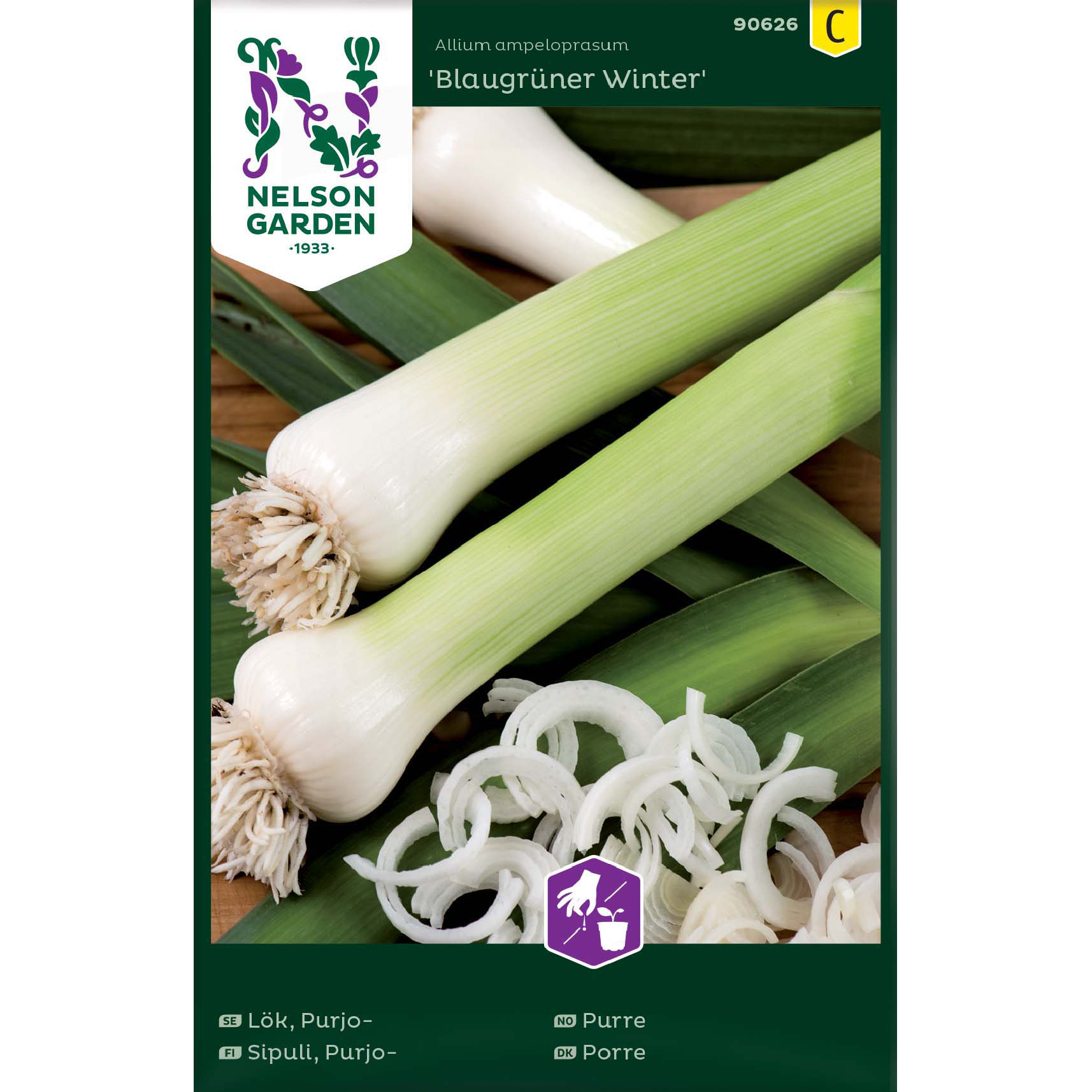 Lök, Purjo-, Blaugrüner Winter