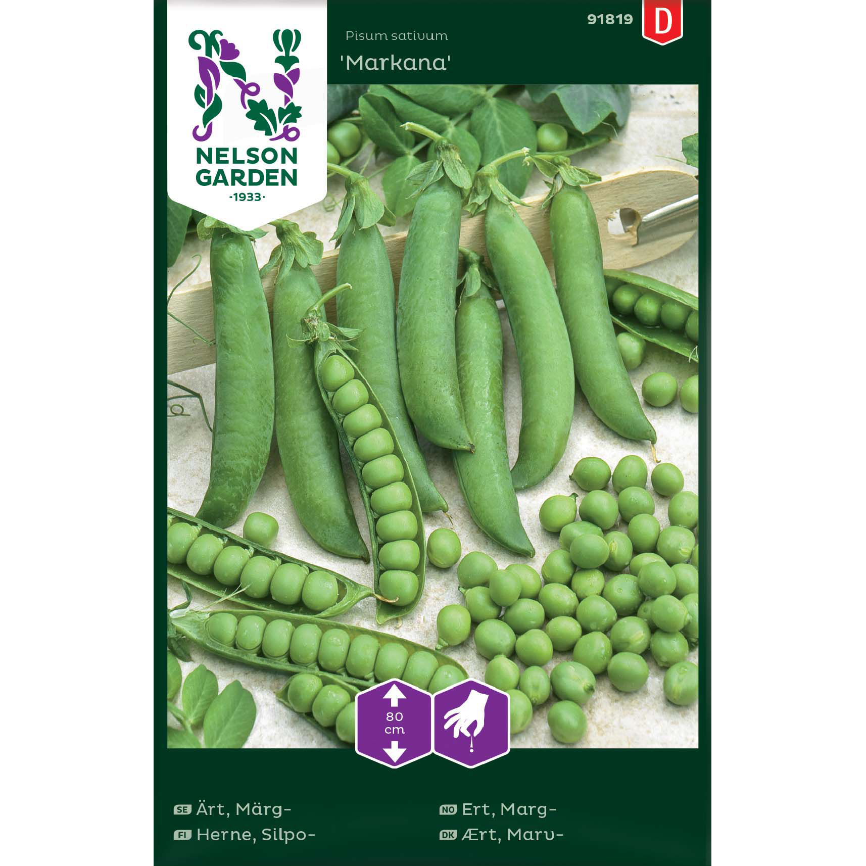 Ärt, Märg-, Markana, halvhög