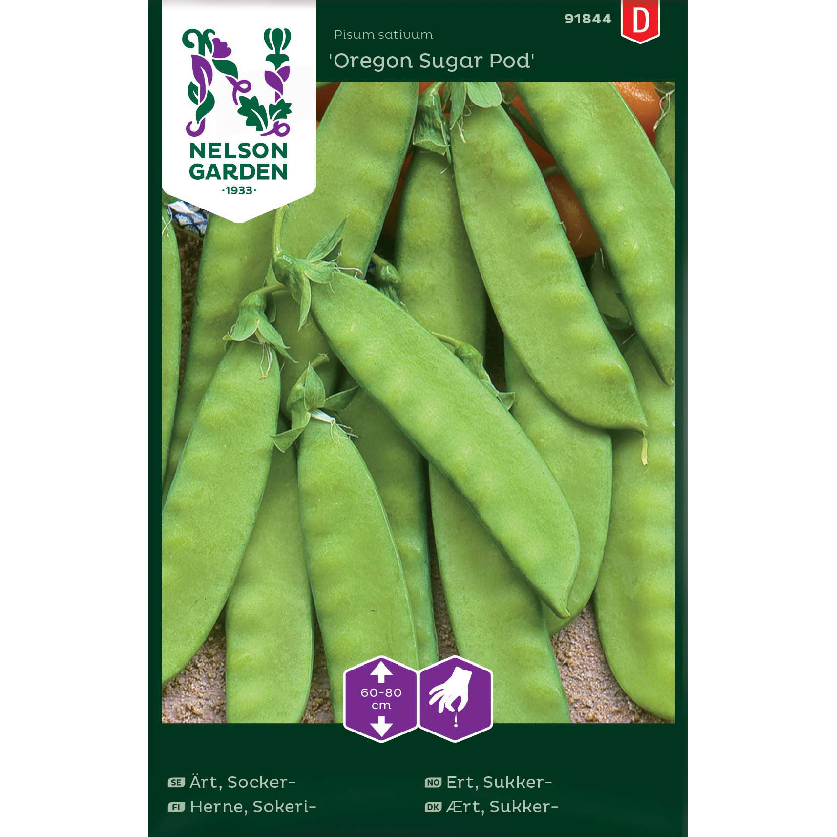 Ärt, Socker-, Oregon Sugar Pod