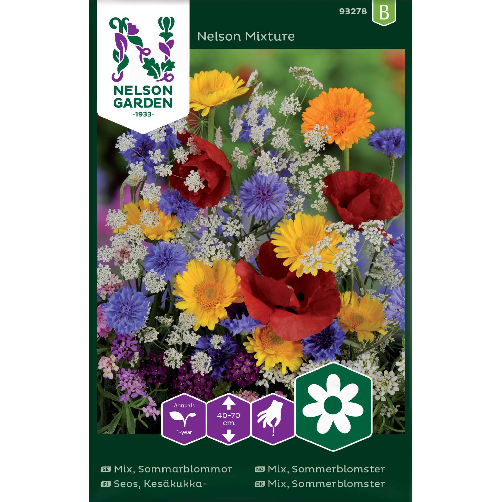 Sommarblomsmix 'Nelson Mixture'