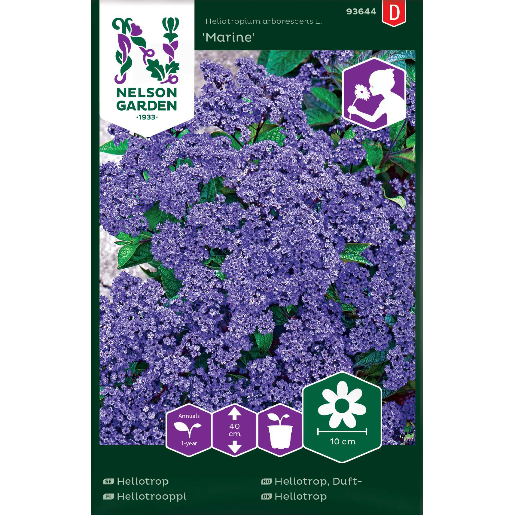 Heliotrop, Marine, blå