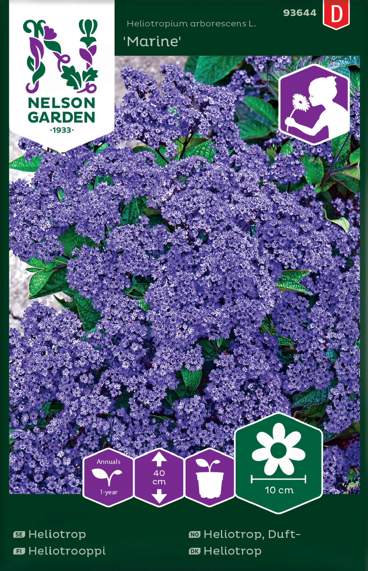 Heliotrop, Marine, blå