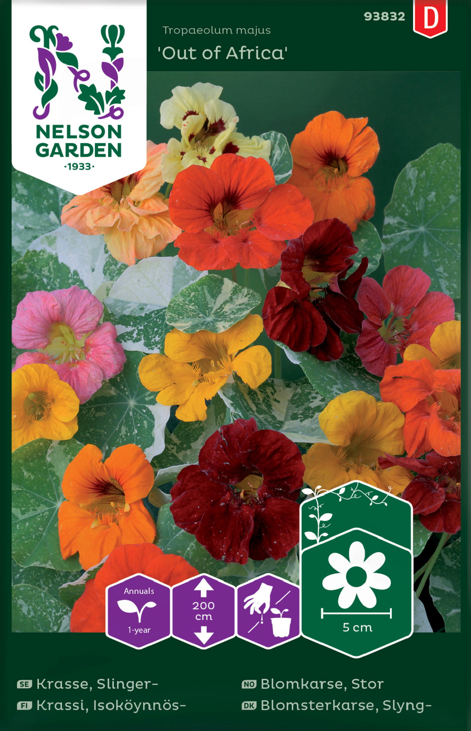 Slingerkrasse / Indiankrasse 'Out of Africa'