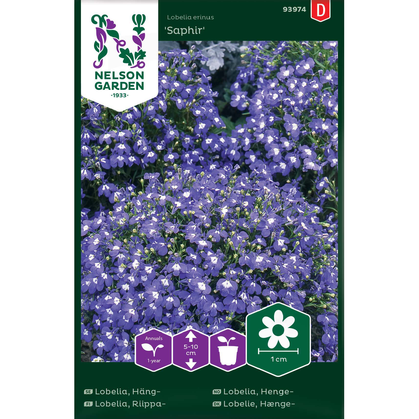 Hänglobelia 'Saphir'