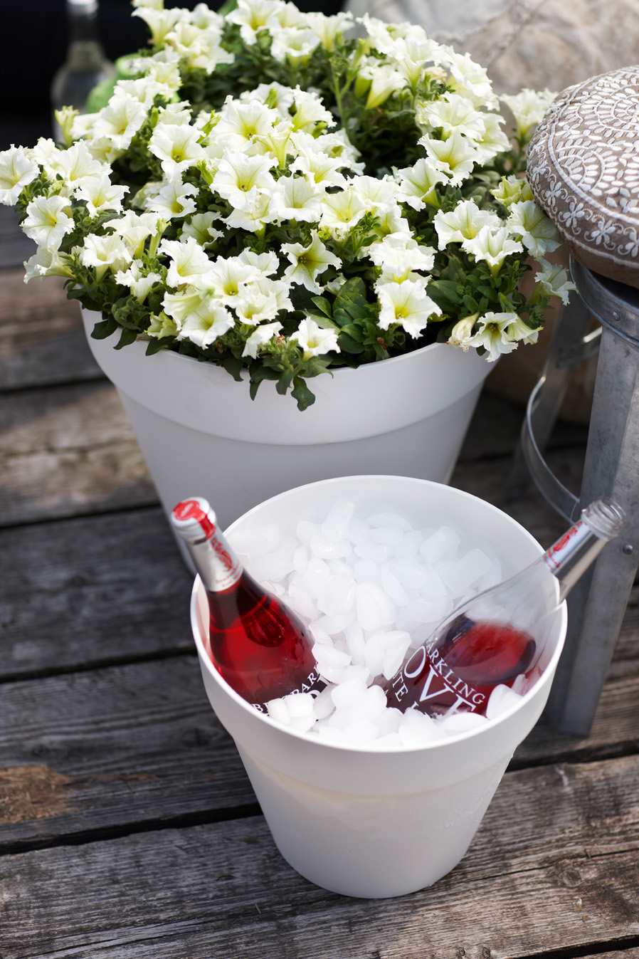 Loft urban pot D30 white