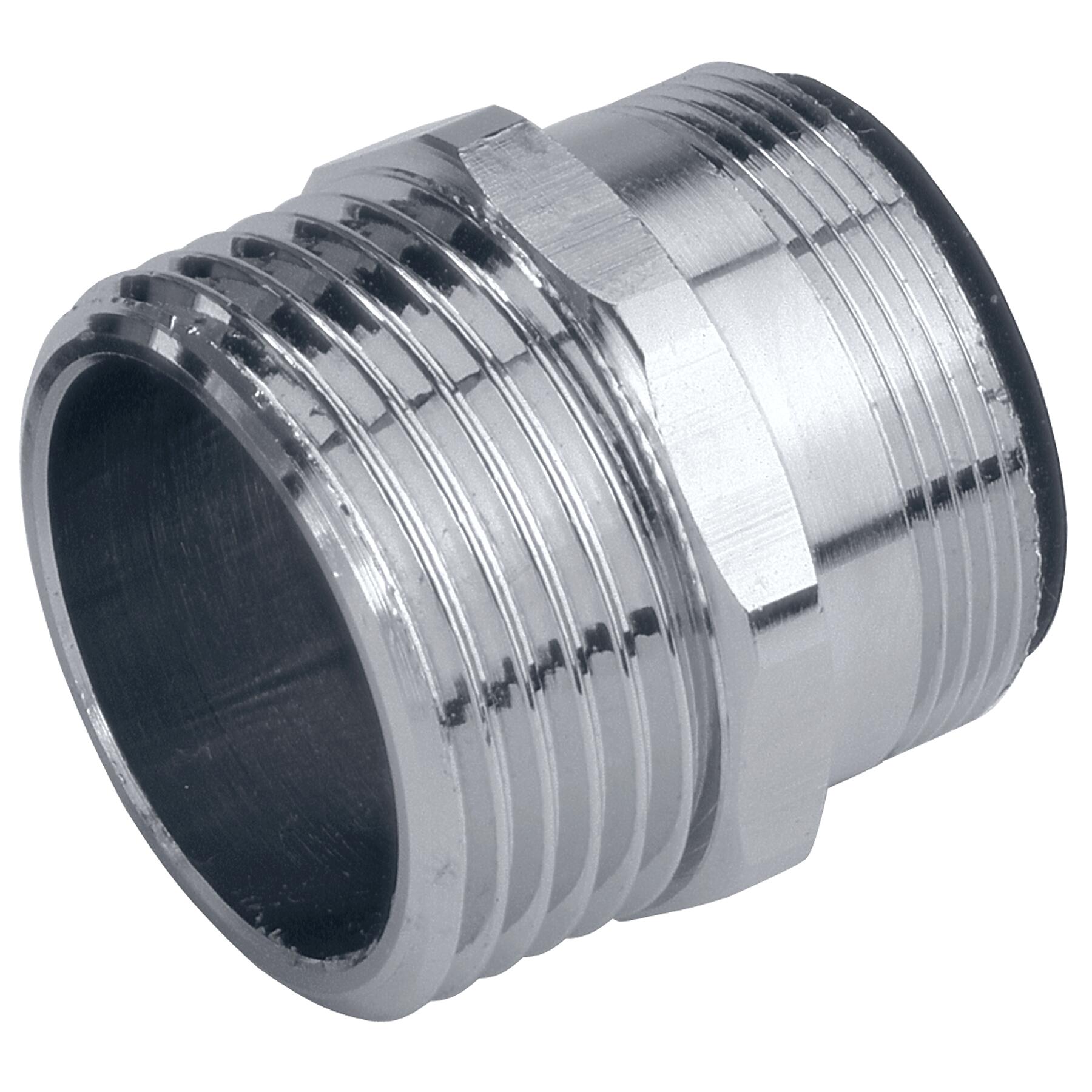 Bubble-jet threaded adapter