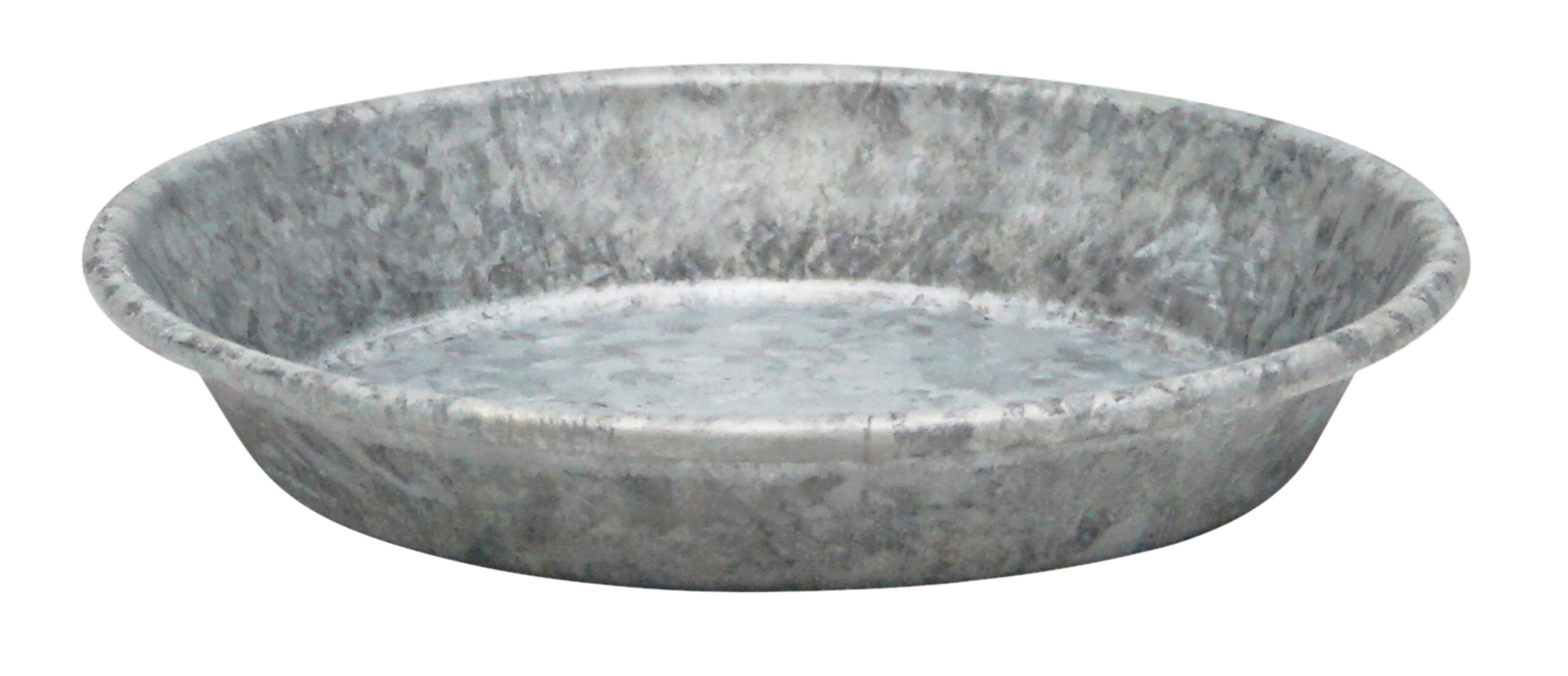 Saucer zinc D12 grey