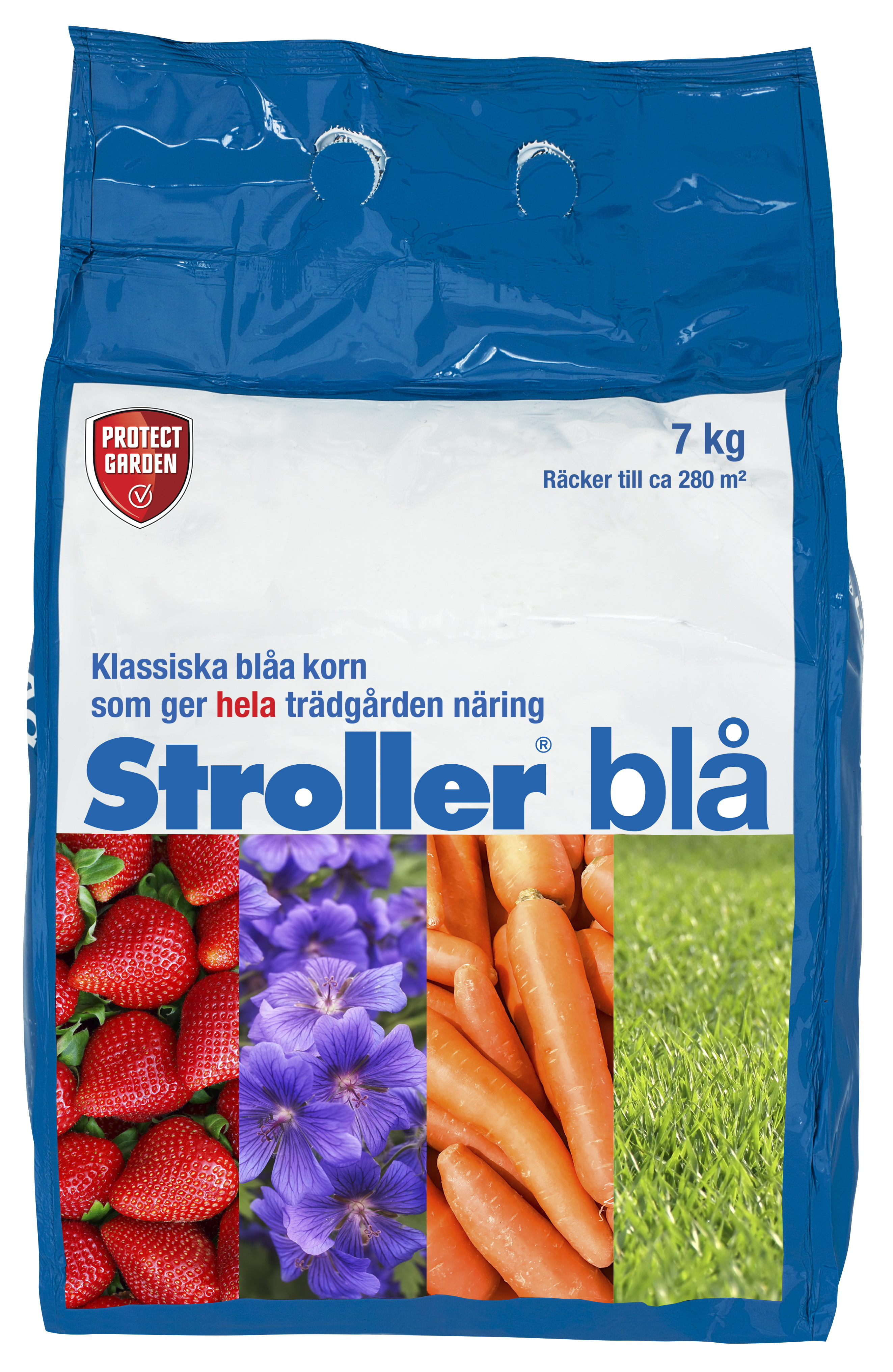 Trädgårdsgödsel Stroller Blå