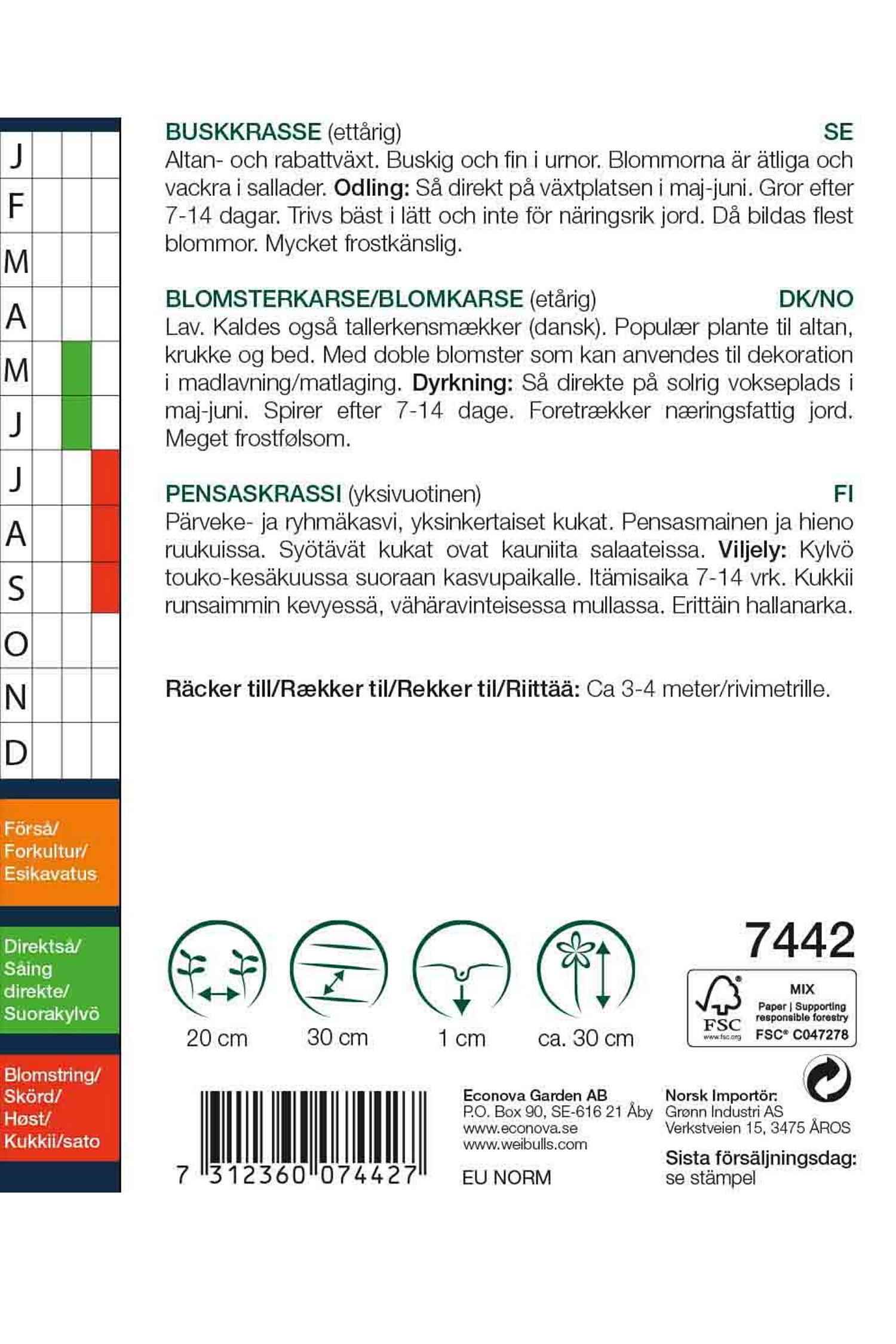 Krasse busk Jewel Mix