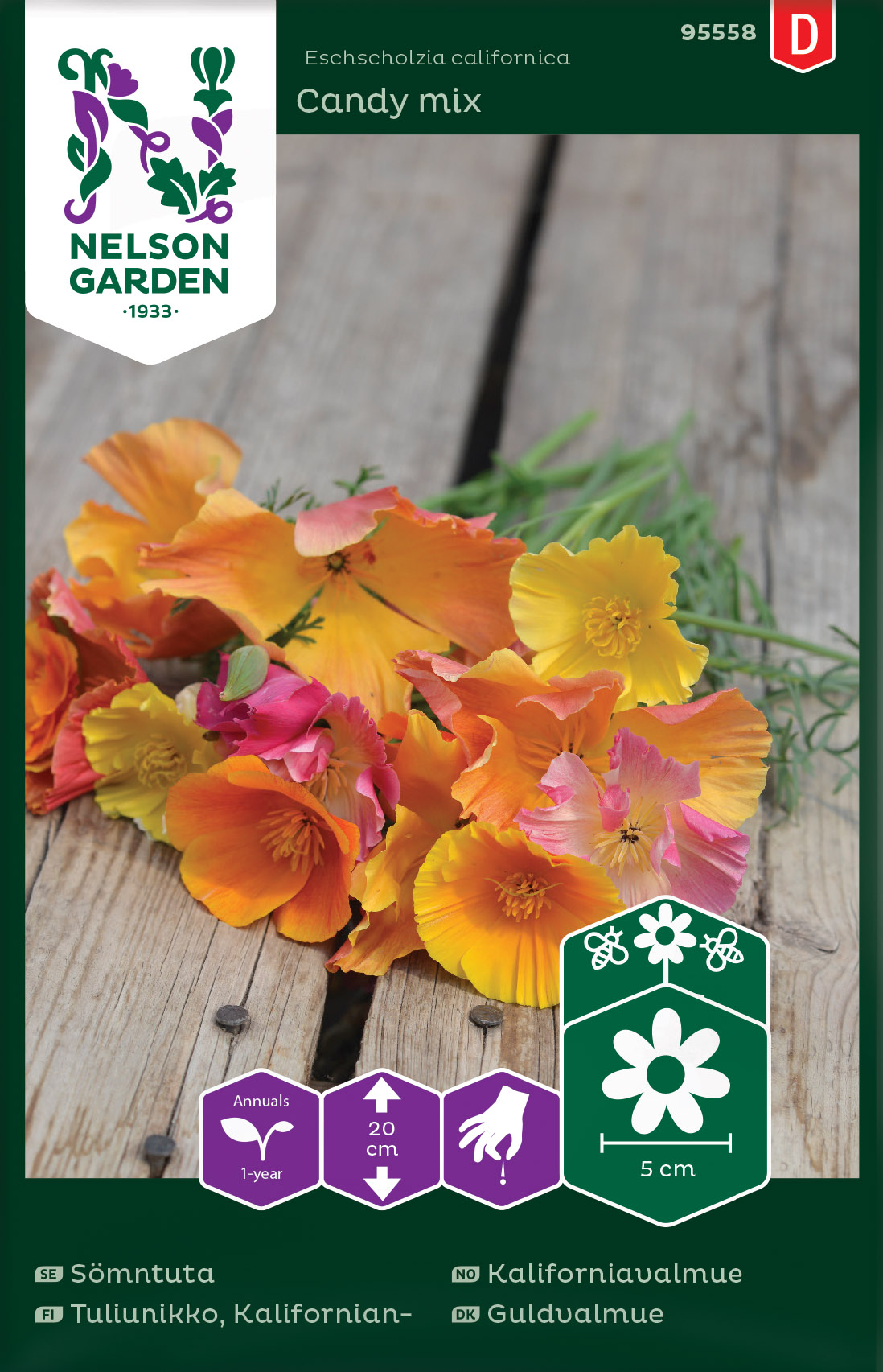 Kaliforniavalmue 'Candy mix'