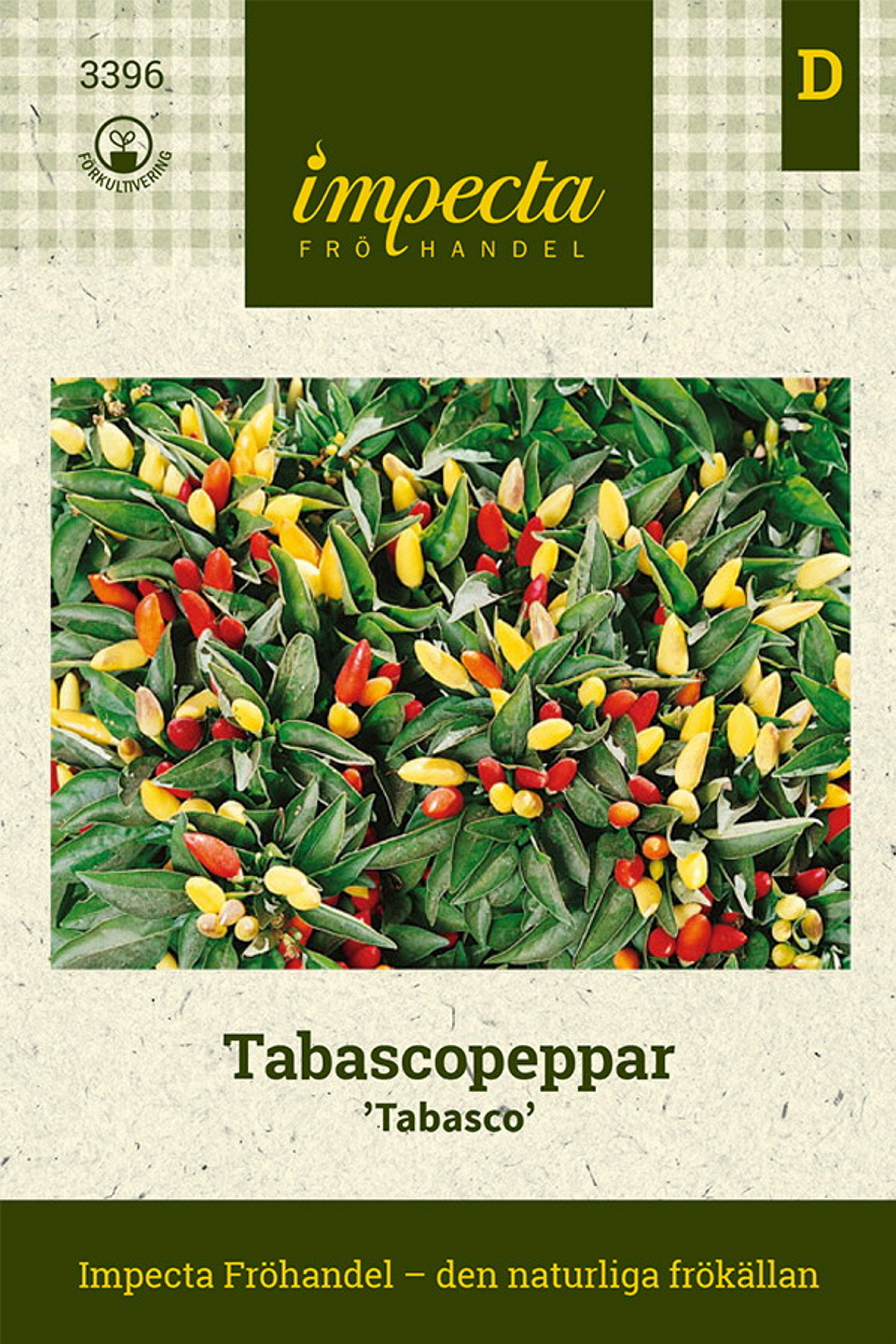 Tabascopeppar 'Tabasco'