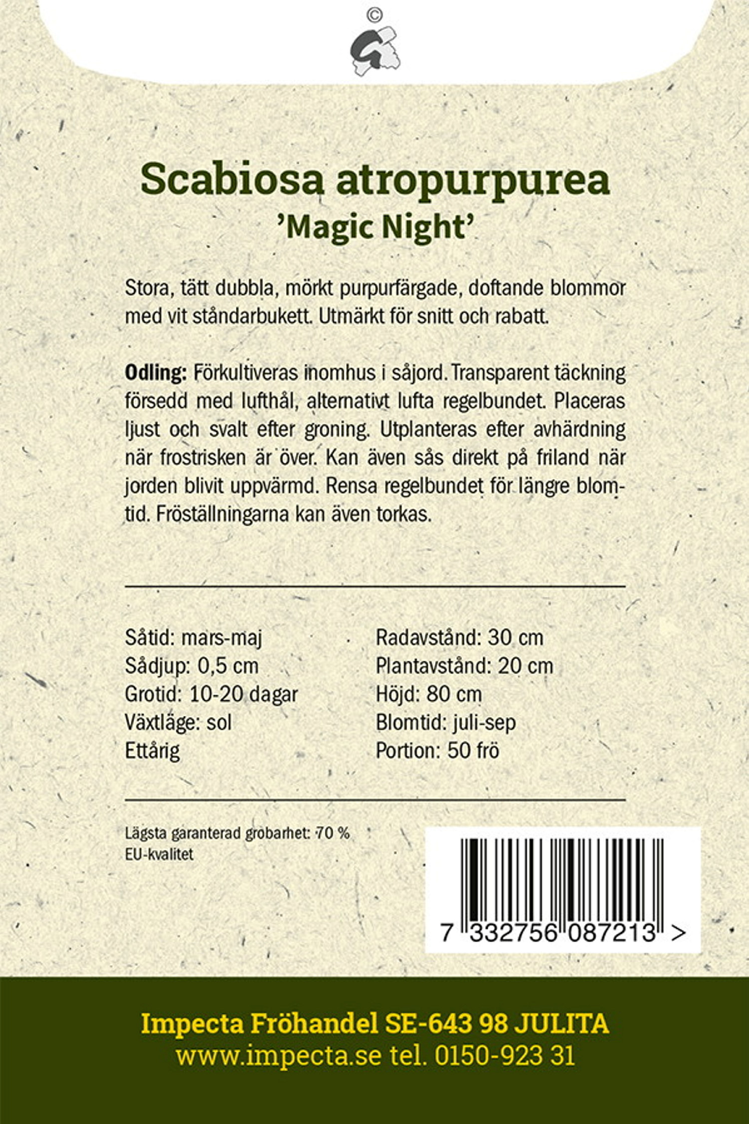 Praktvädd 'Magic Night'