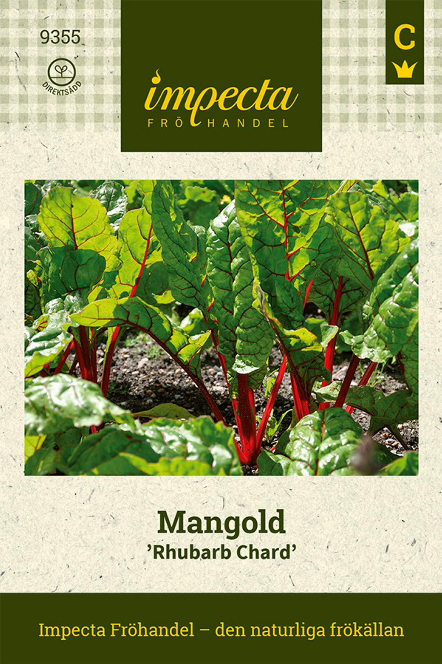 Mangold 'Rhubarb Chard'