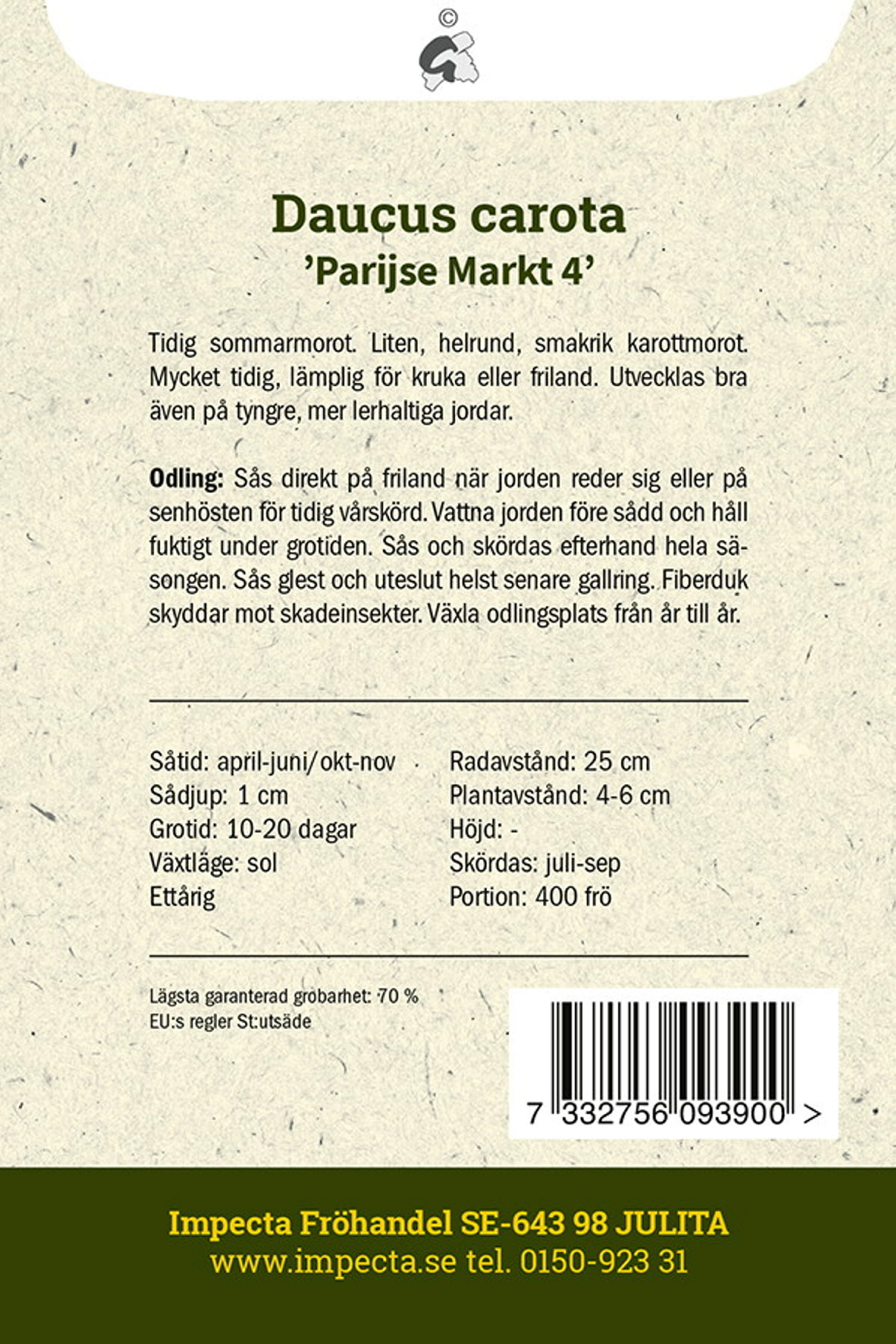 Sommarmorot 'Pariser Markt 4'
