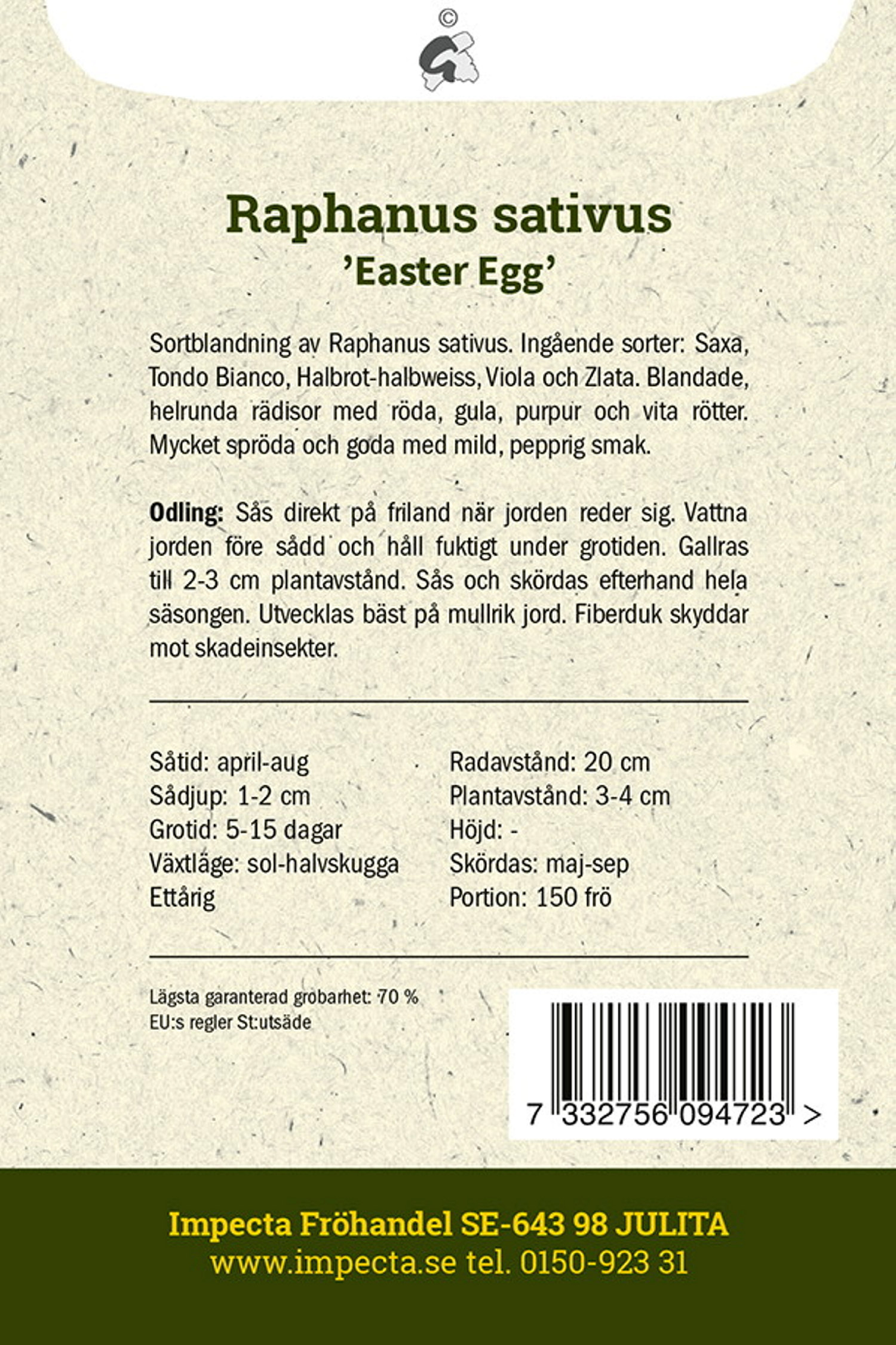 Rädisa 'Easter Egg'