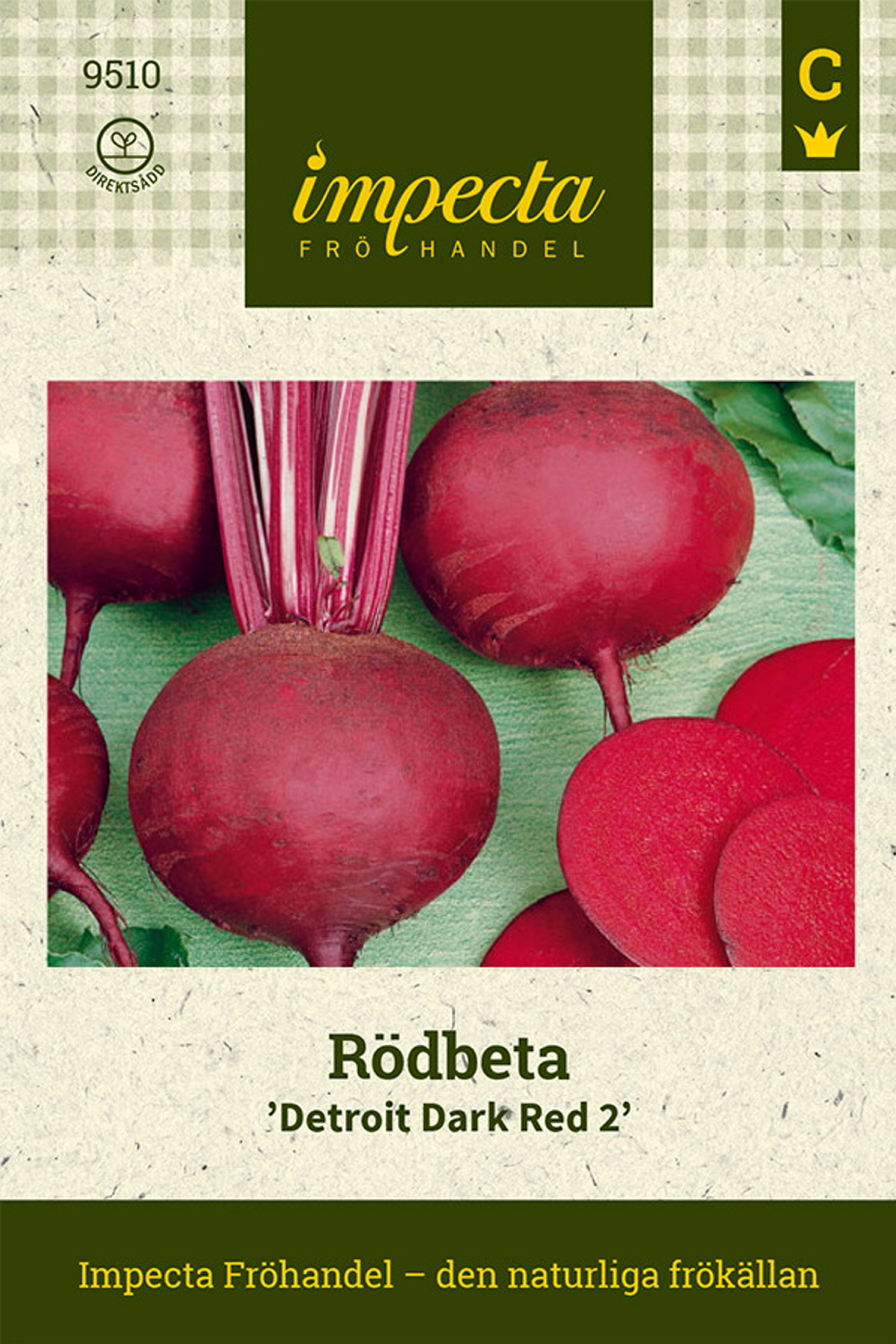 Rödbeta 'Detroit Dark Red 2'