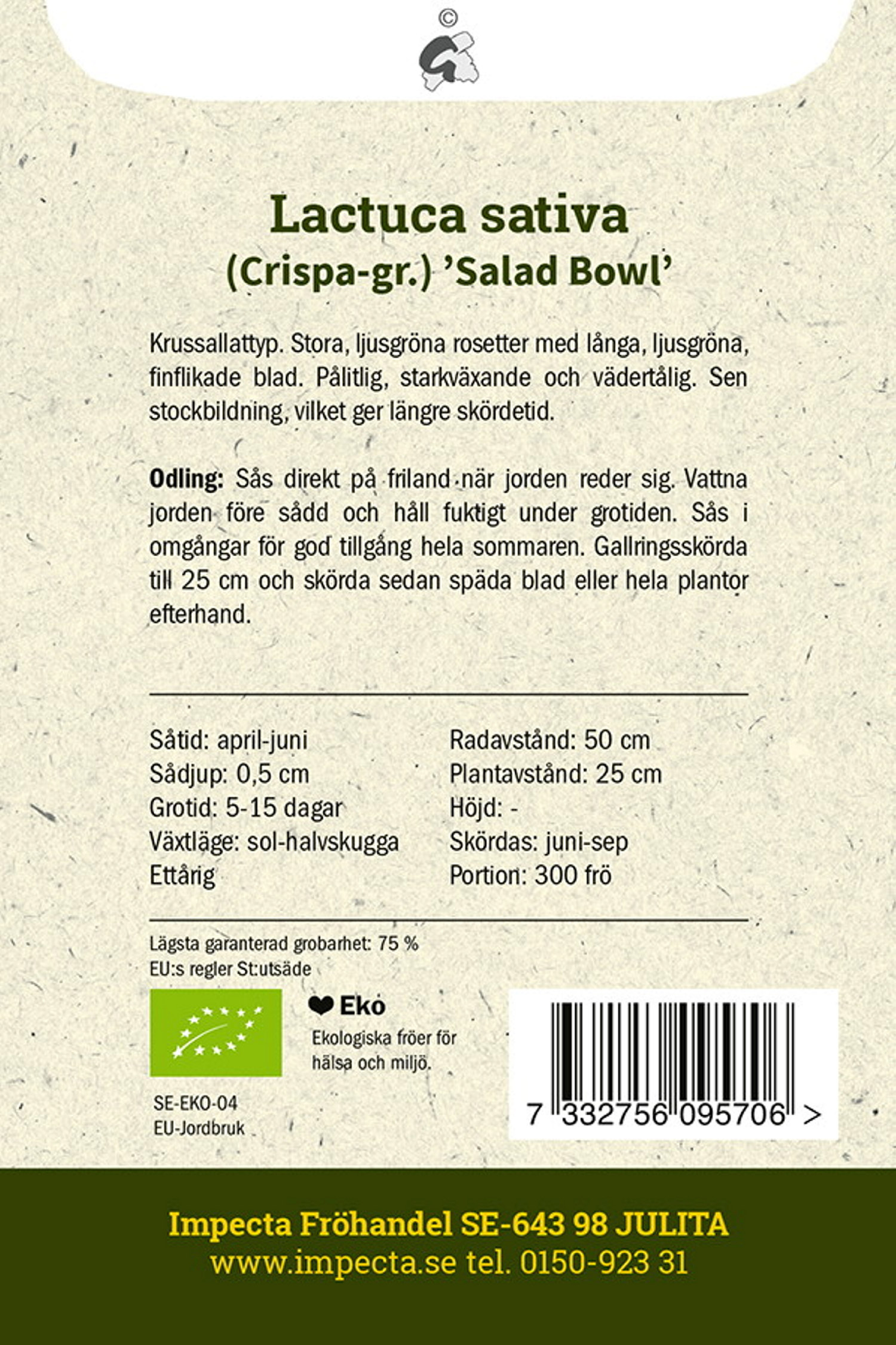 Plocksallat 'Salad Bowl'