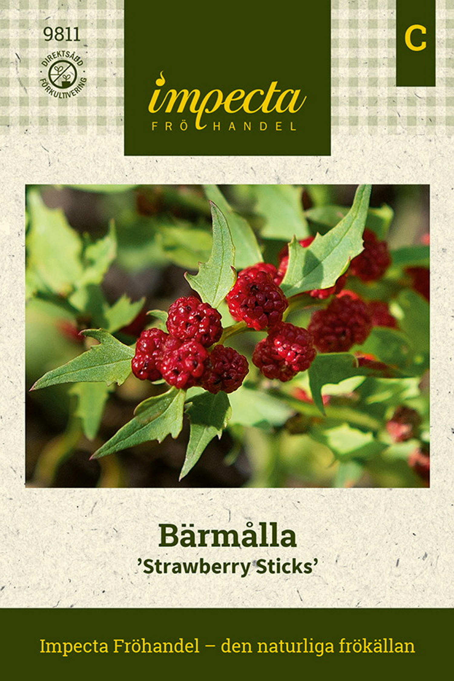 Bärmålla 'Strawberry Sticks'