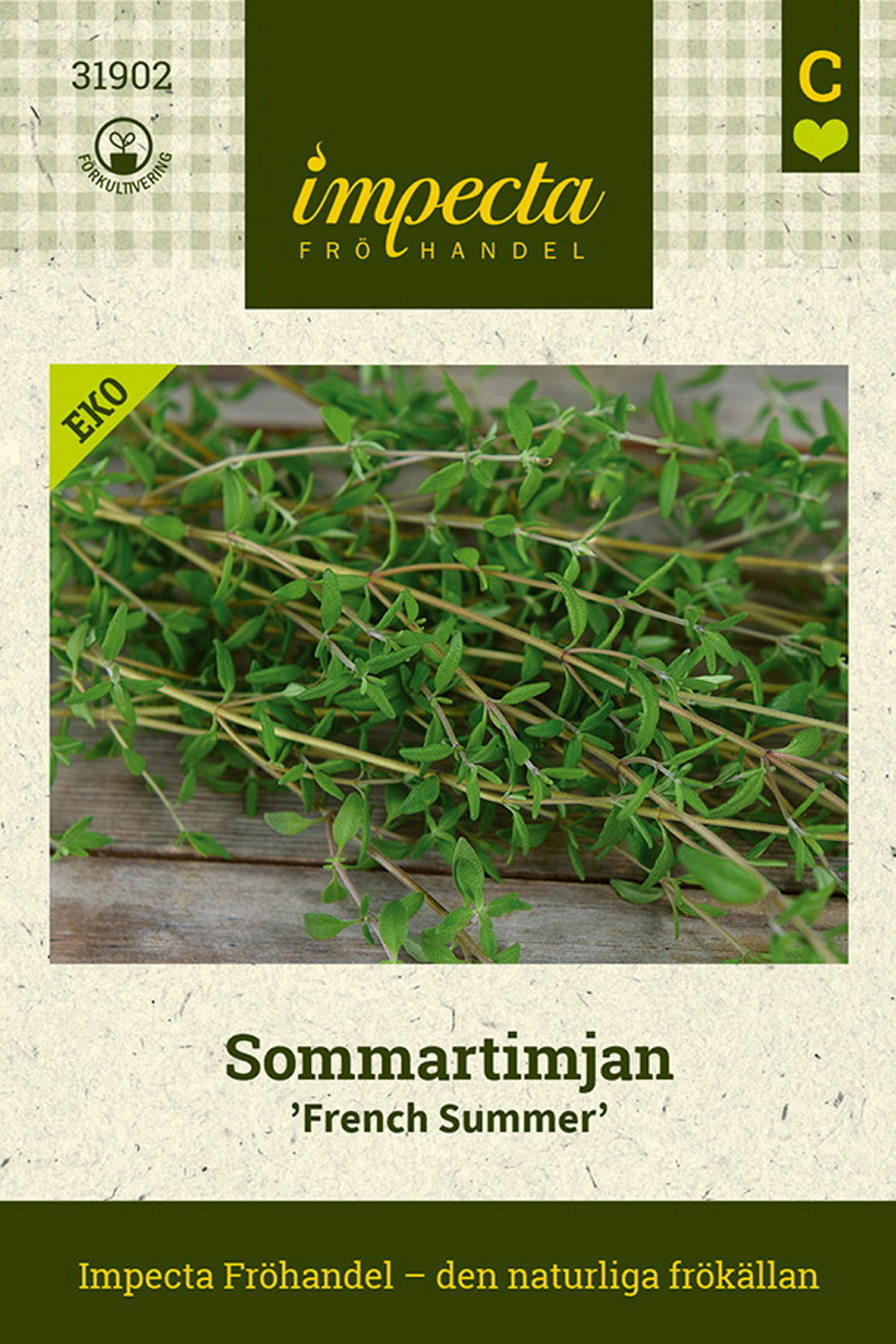 Fransk sommer' sommertimian