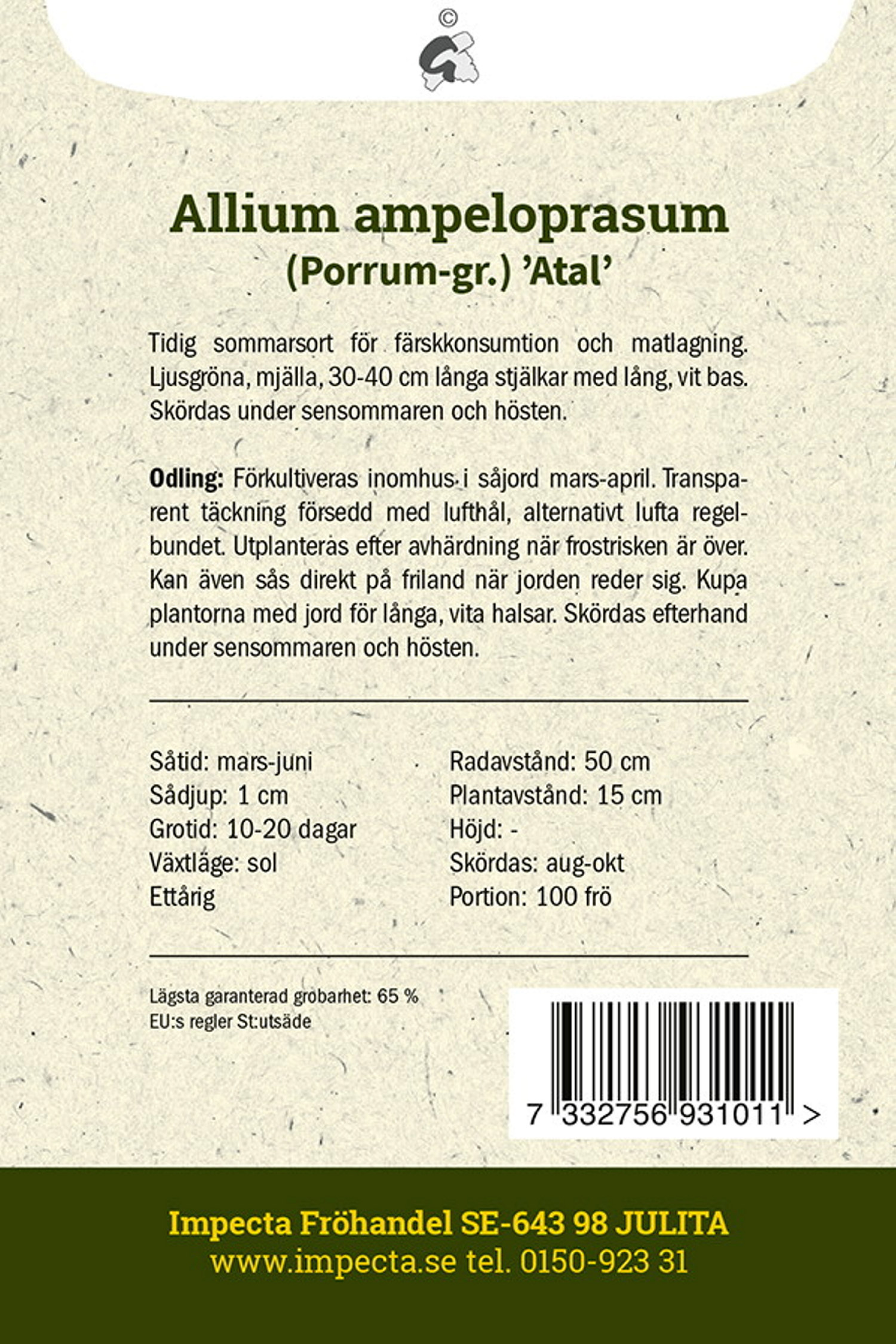 Purjolök 'Atal'
