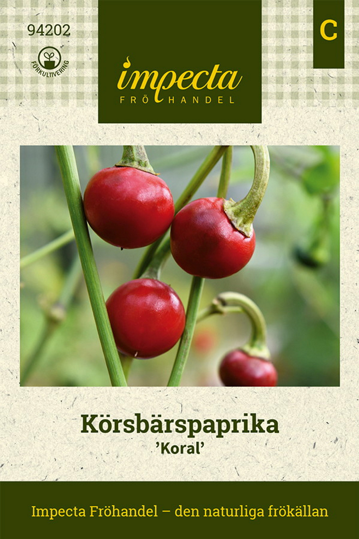 Kirsebærpepper 'Koral'