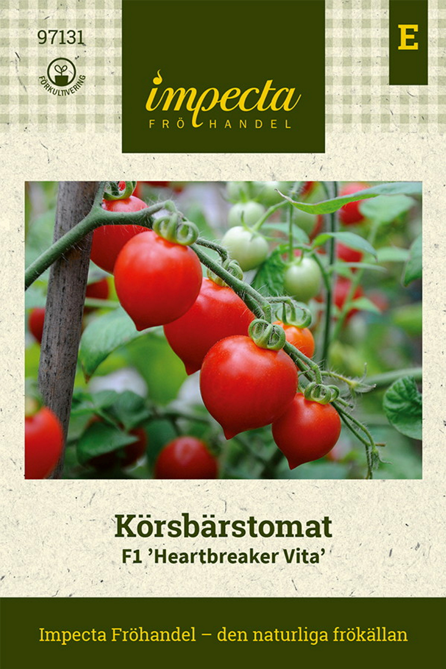 Körsbärstomat F1 'Heartbreaker Vita'