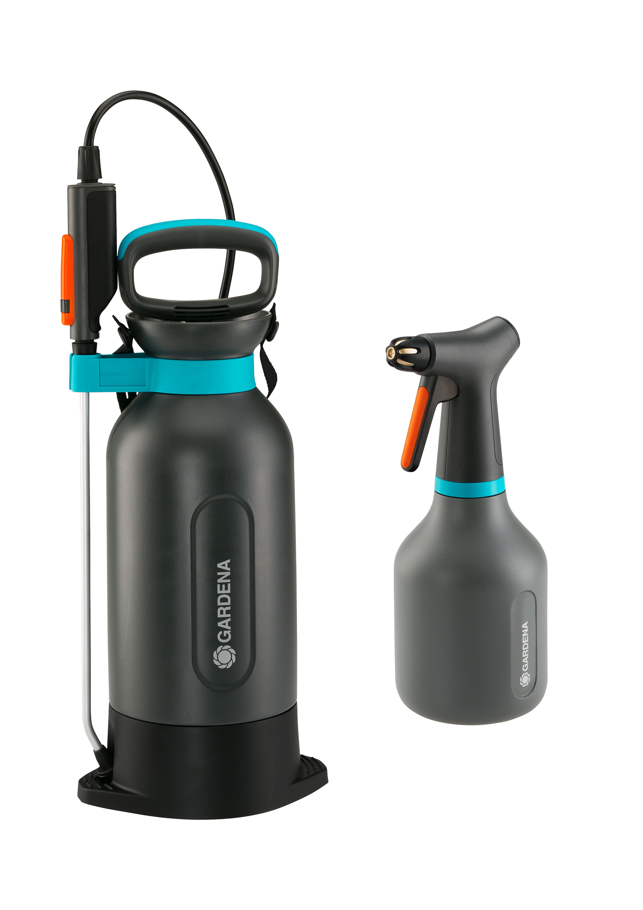 Trykksprøyte 5l + pumpesprøyte 0,75l Gardena