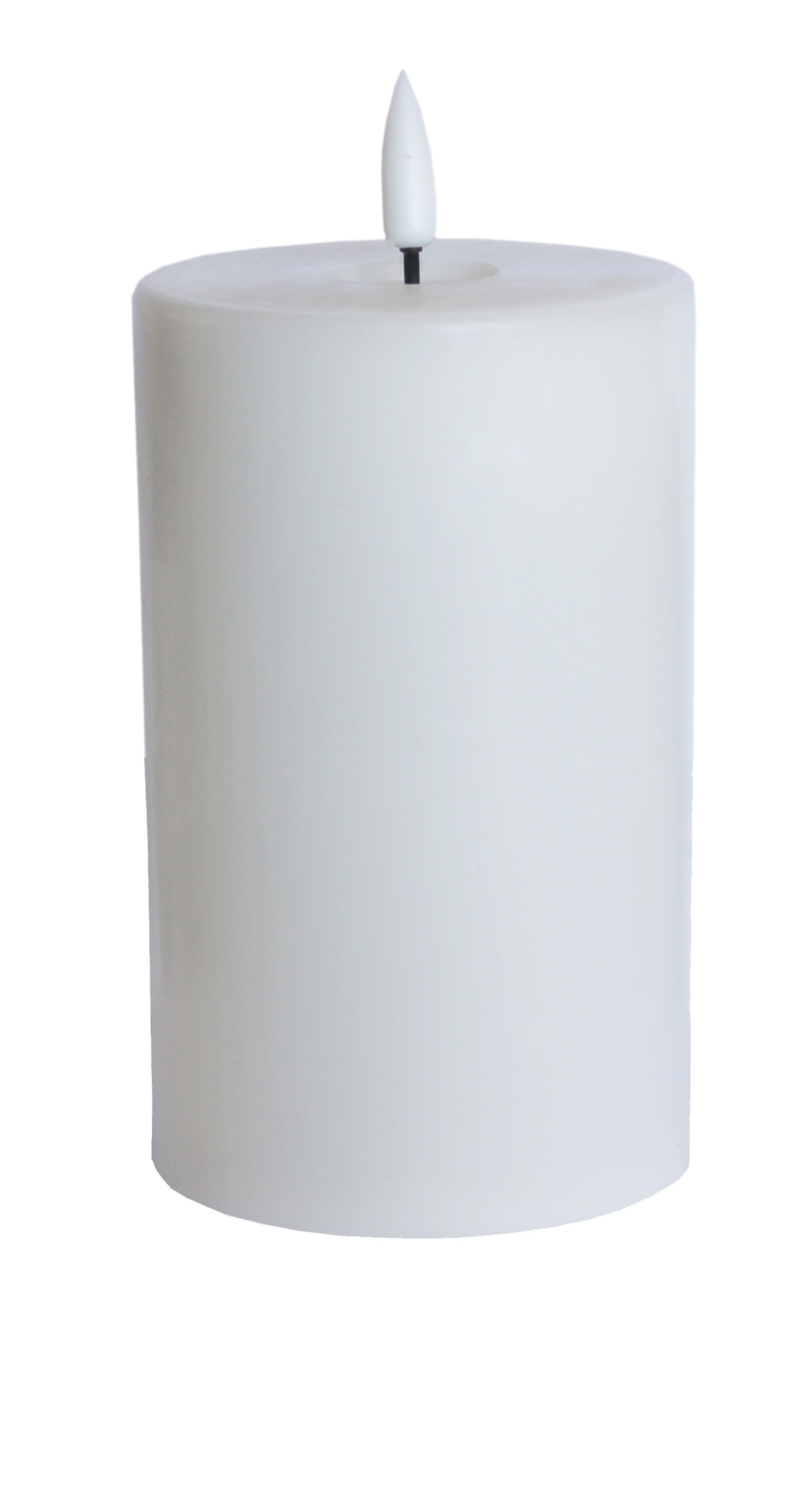 LED pillar candle H15 white