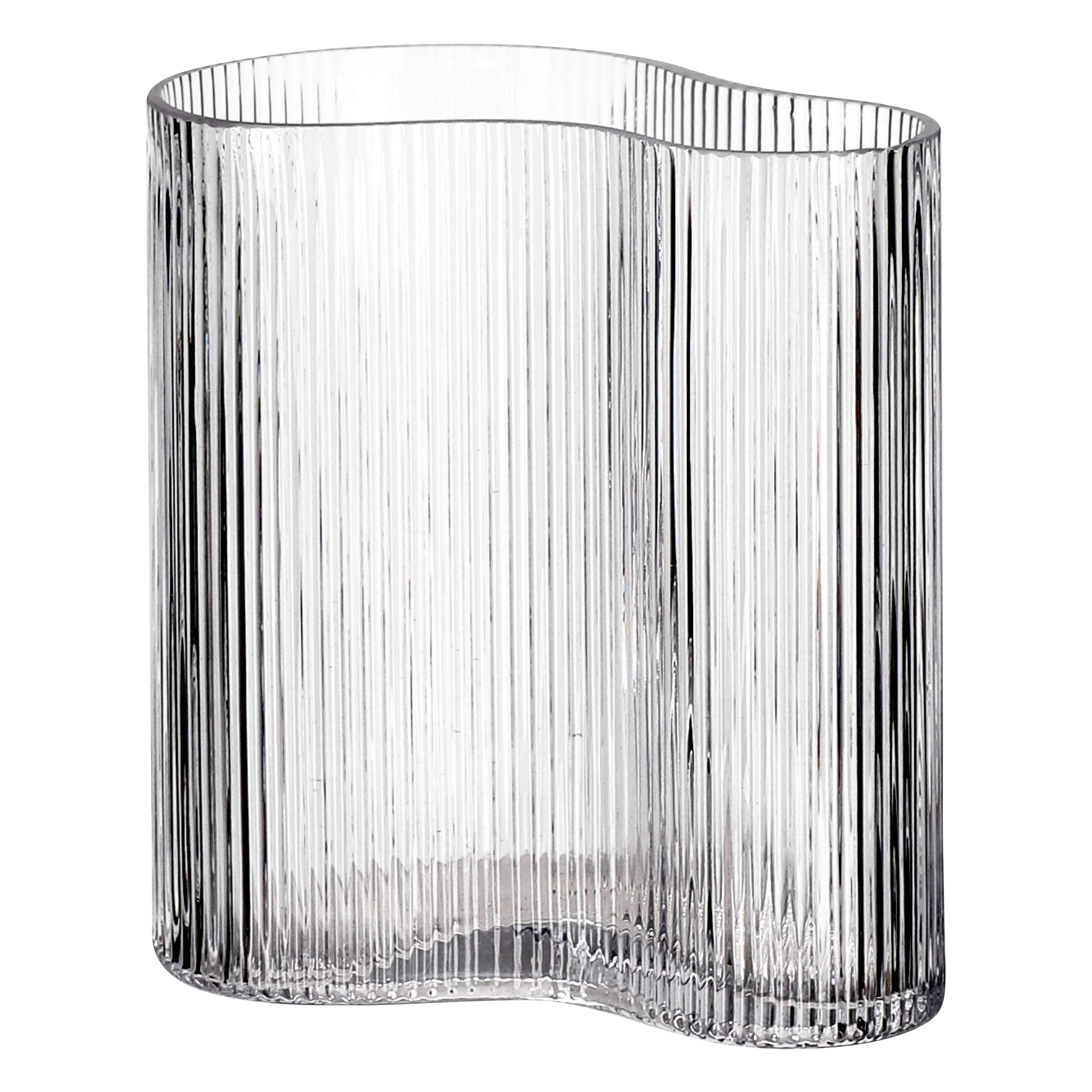 Kerstin vase H20xL19 transparent