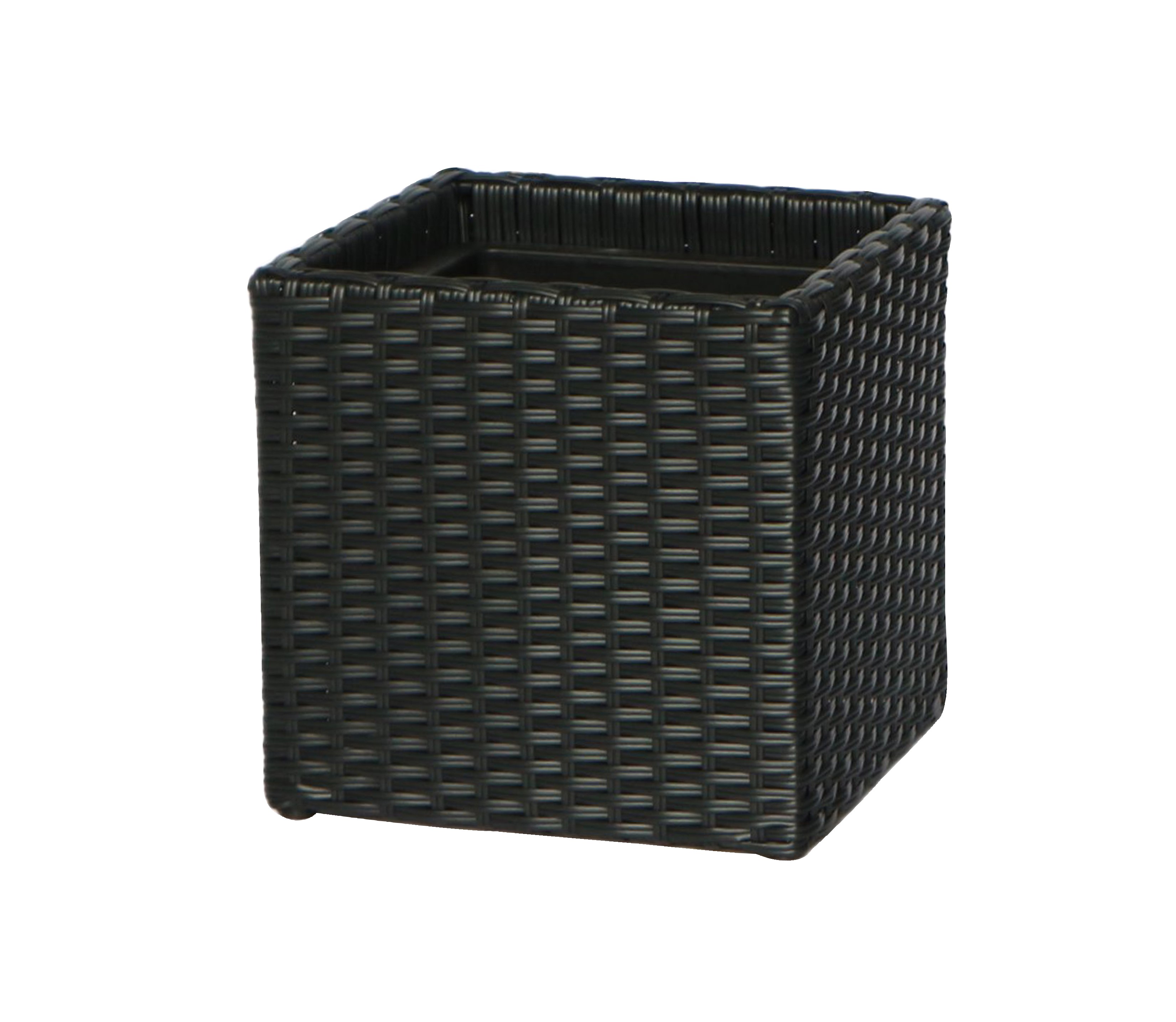 Folke planter 28x28 black