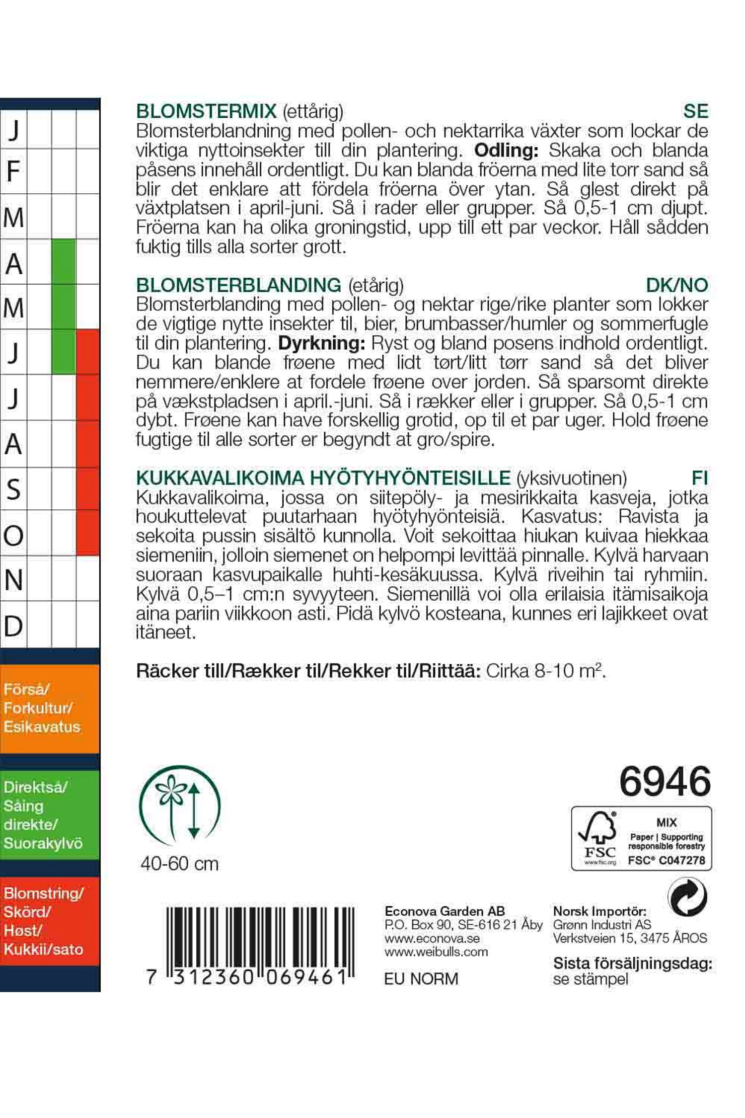 Blomstermix Nyttoinsekter