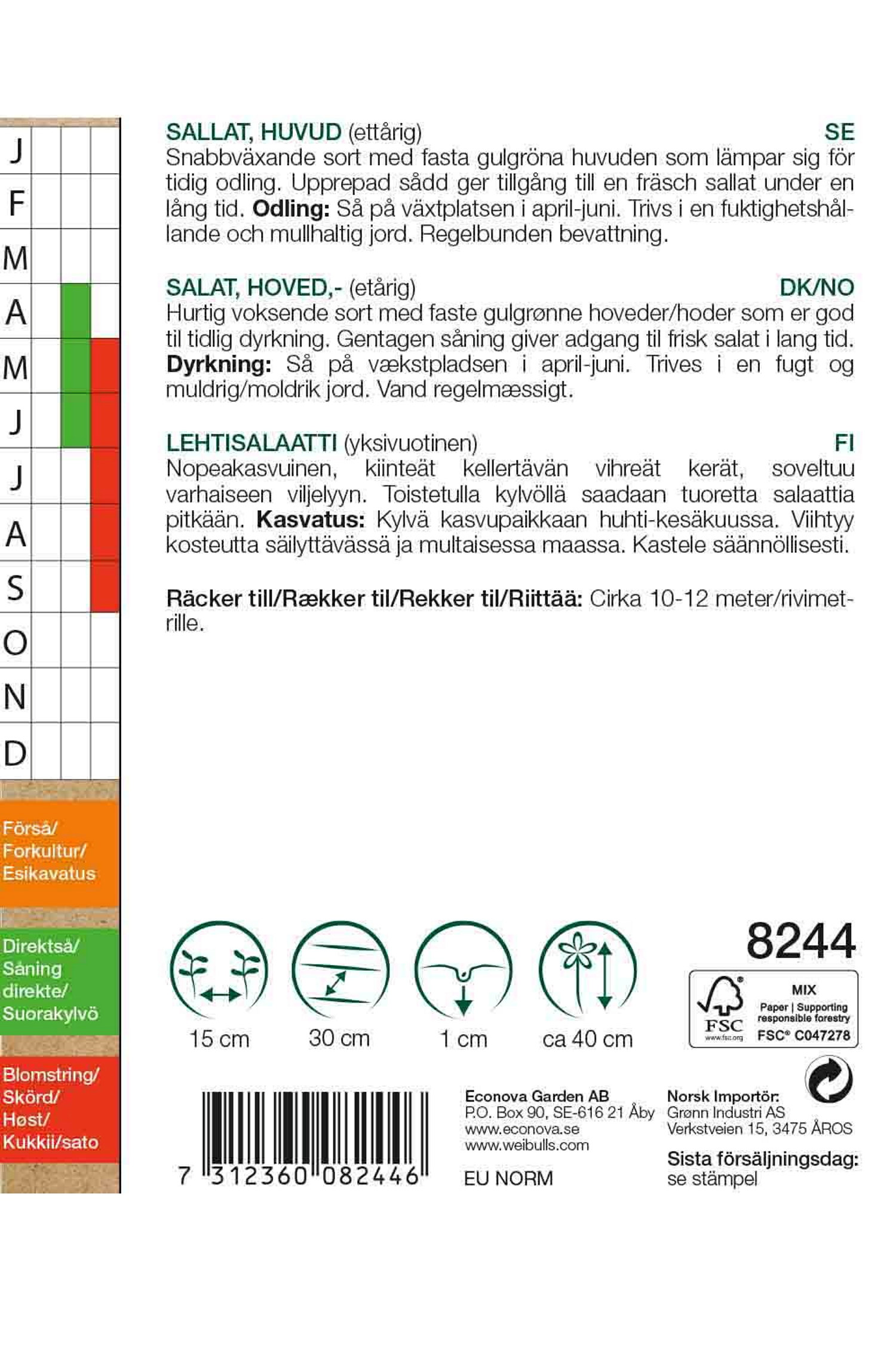 Huvudsallat 'Victoria' KRAV